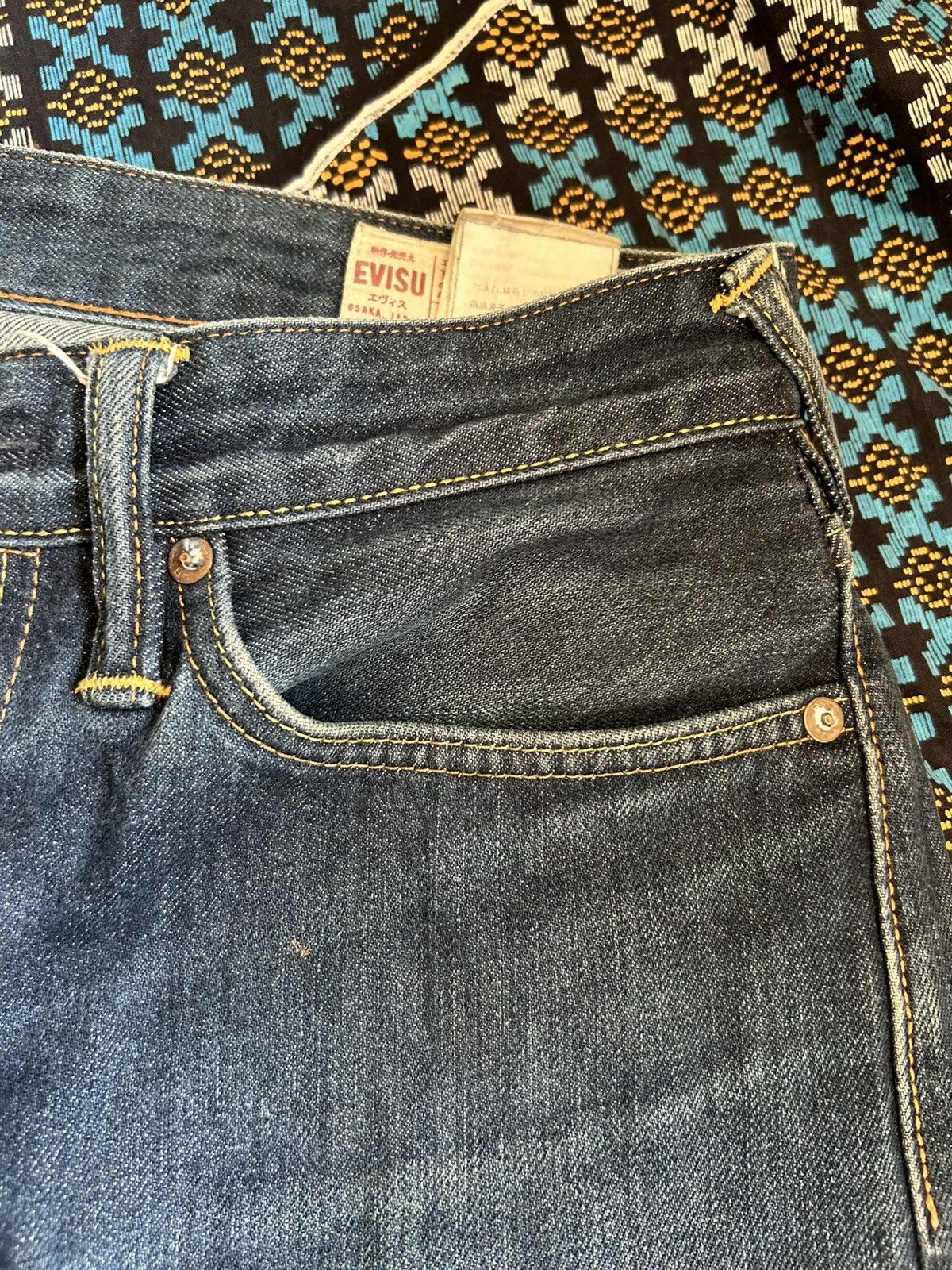 Evisu Evisu Selvedge Multi Pocket Denim Jeans W31 L32 Size US 31 - 14 Thumbnail