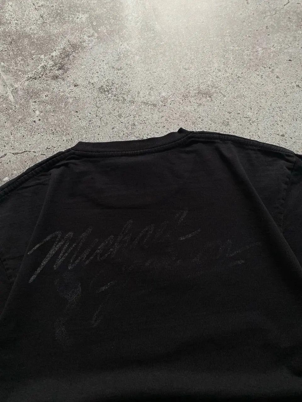 Michael Jackson VINTAGE 00s MICHAEL JACKSON KING OF POP SUN FADED T SHIRT Size US L / EU 52-54 / 3 - 7 Thumbnail