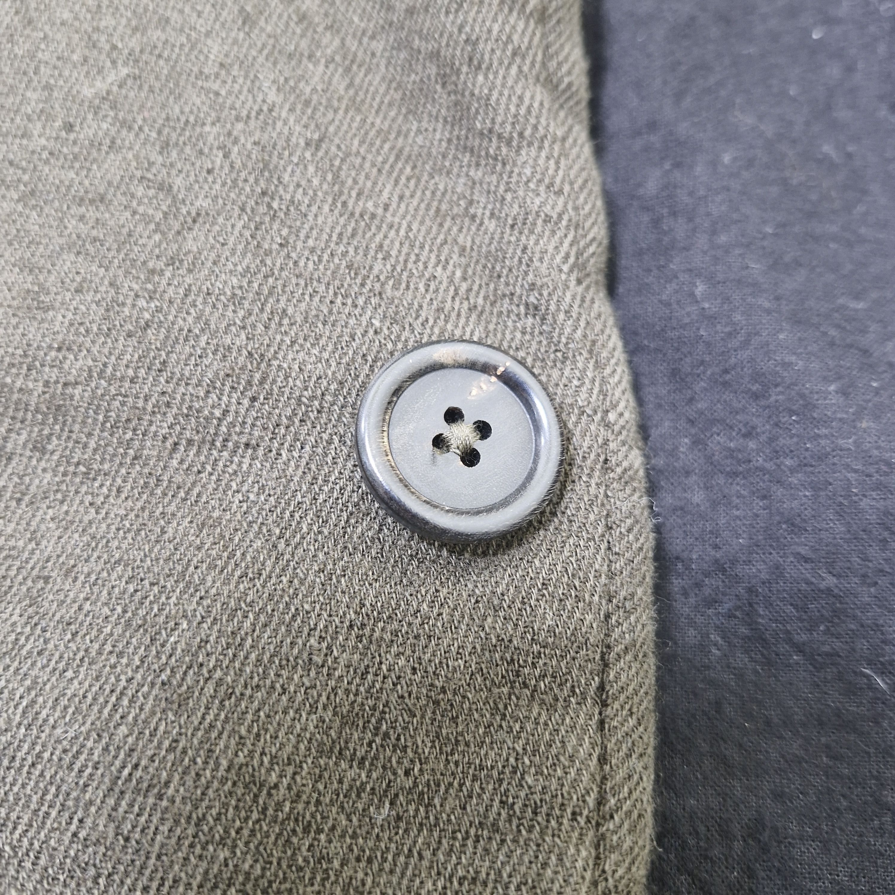 Ann Demeulemeester ANN DEMEULEMEESTER Cotton Wool Button Vest Size US S / EU 44-46 / 1 - 5 Thumbnail