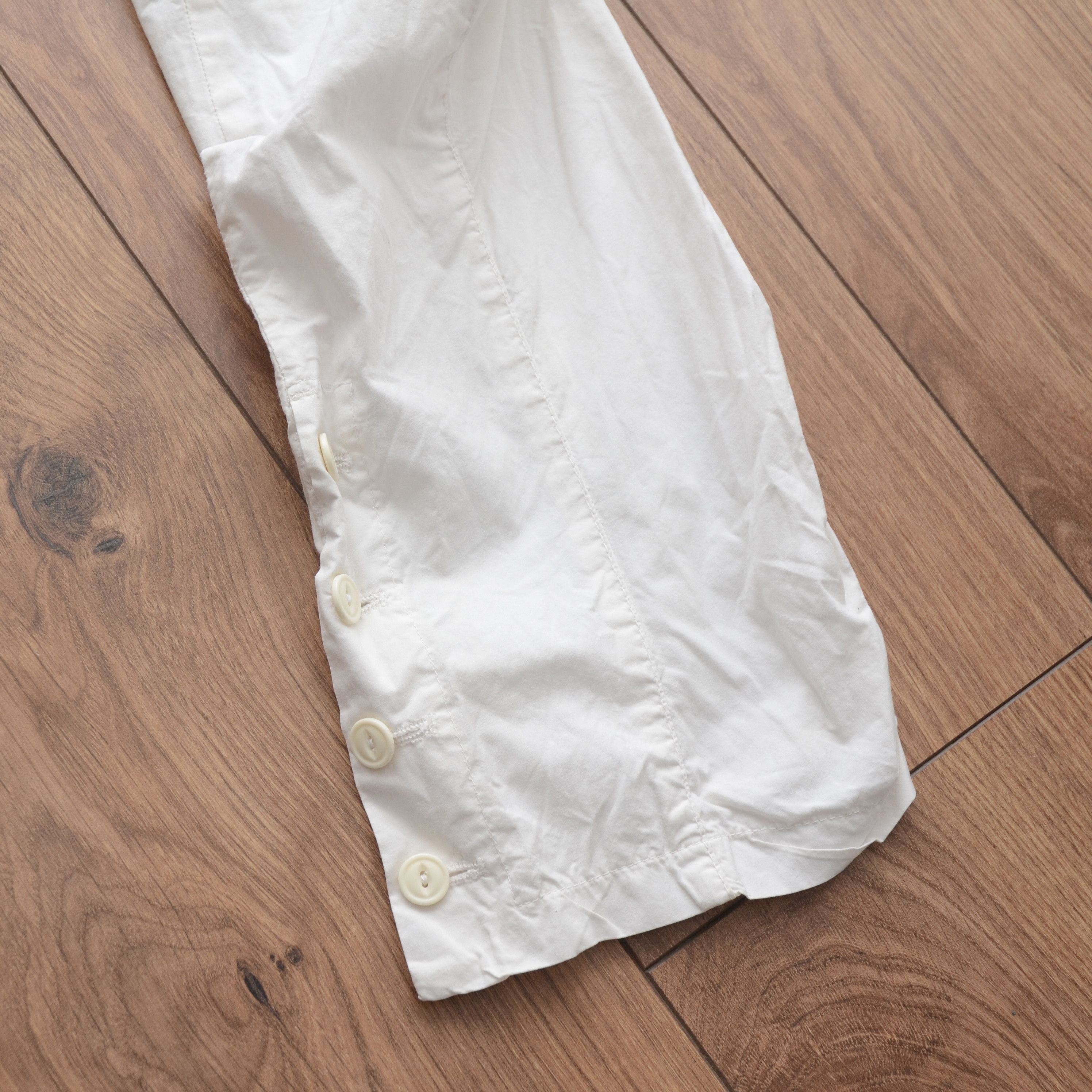 Marithe + Francois Girbaud Vintage 2000s Marithé François Girbaud Pants White Size 29 Size 29" - 14 Thumbnail