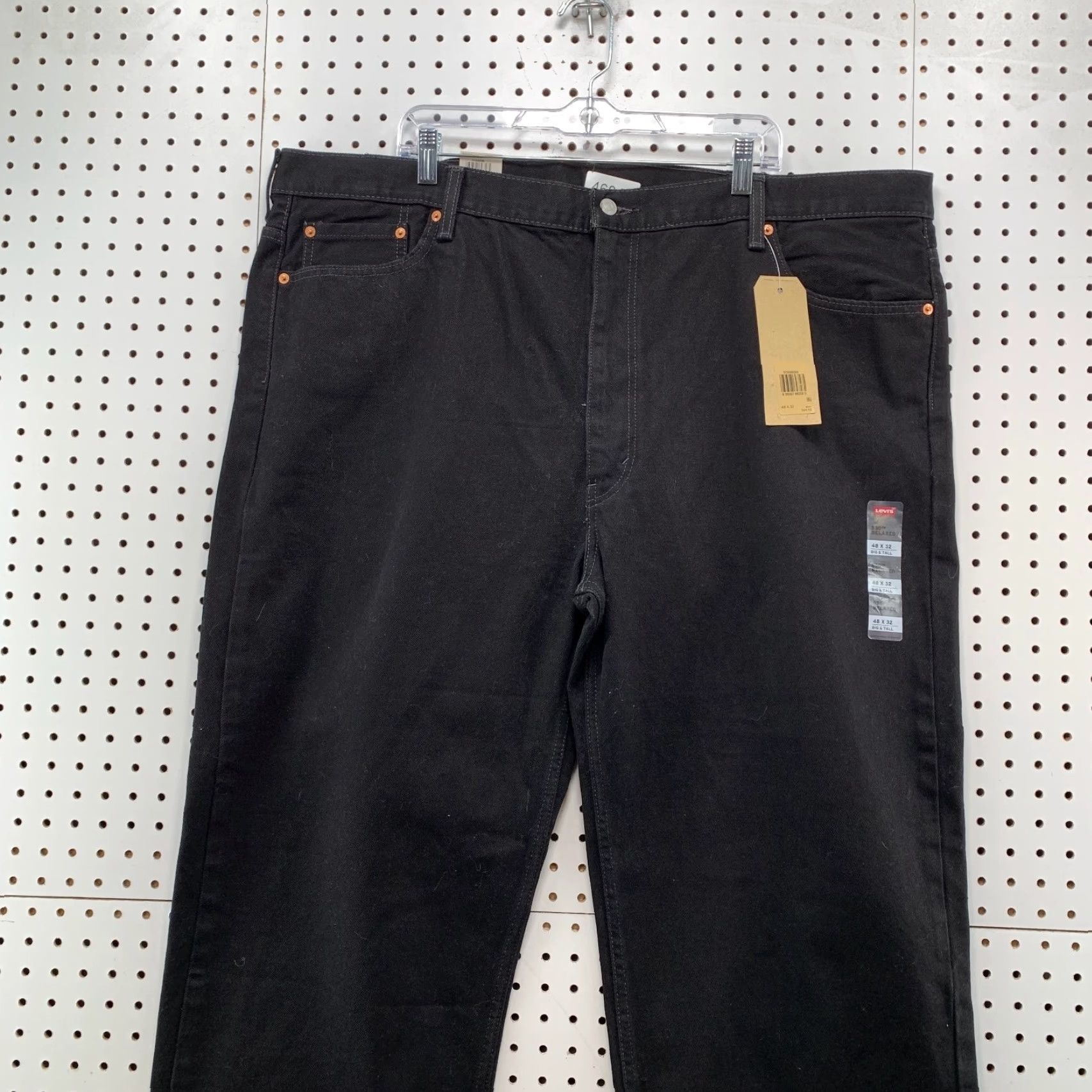Levi's Levi's 550 Jeans Mens 48x32 Large Black Denim Relaxed Tapered Fit NWT Size US 32 / EU 48 - 4 Thumbnail