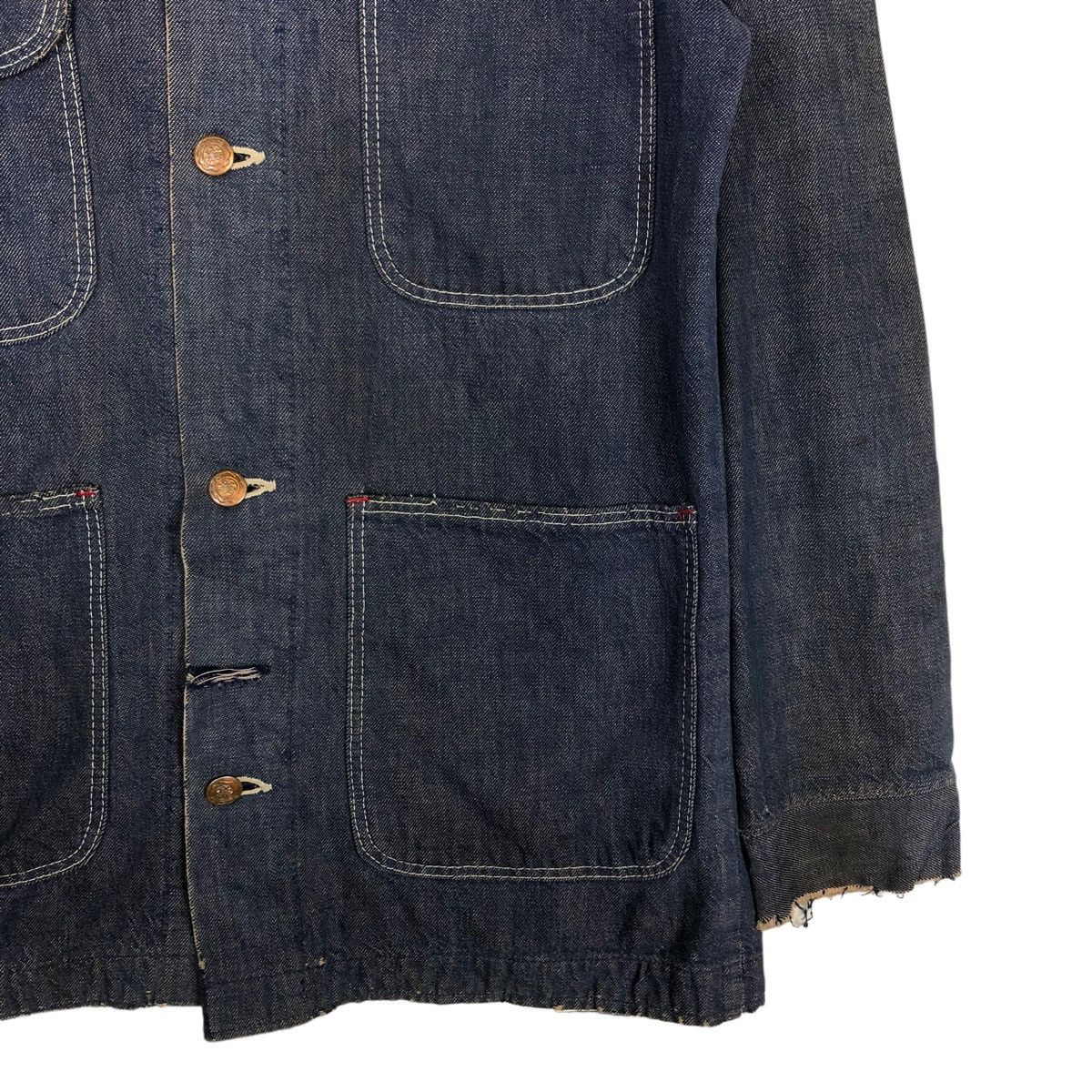 Vintage 🔥VINTAGE CHORE DENIM JACKET WRANGLER MULTI PCOKET Size US M / EU 48-50 / 2 - 5 Thumbnail