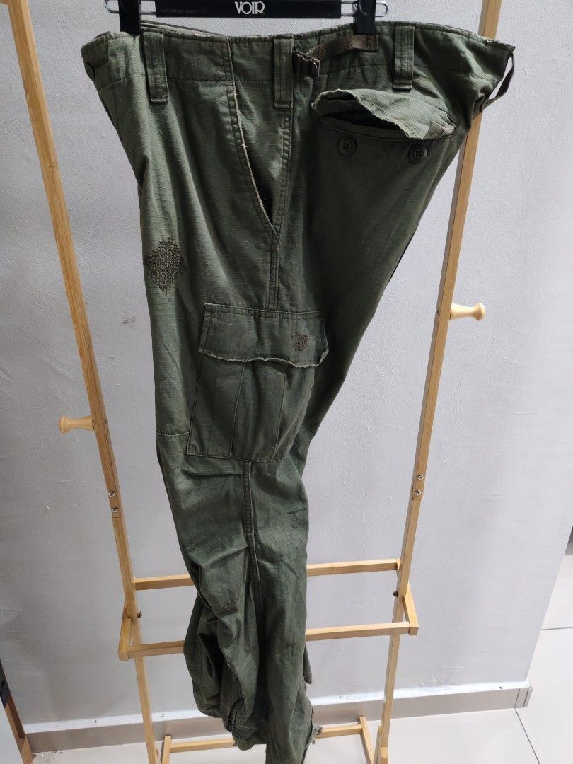 Alpha Industries Alpha Industries OD Ripstop Cargo Pants – Zip Cuffs Size US 34 / EU 50 - 4 Thumbnail