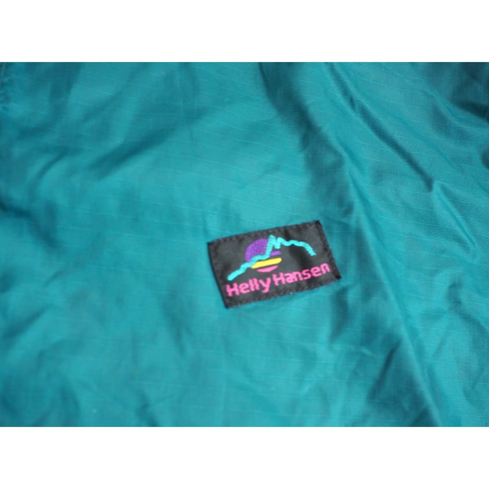 Helly Hansen VTG Helly Hansen Jacket 90s Windbreaker Hooded Zip Short XL Green Men Size US XL / EU 56 / 4 - 4 Thumbnail