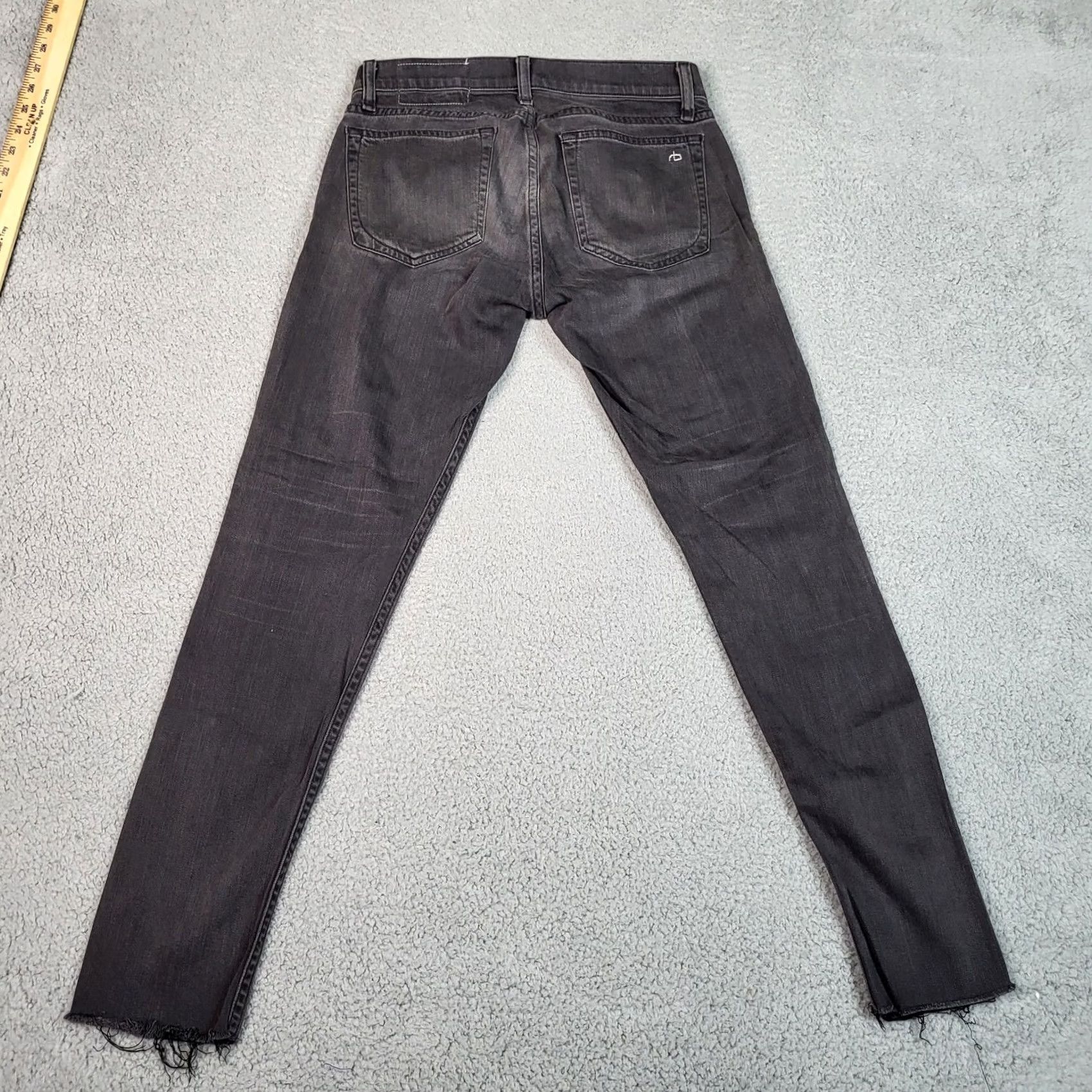 Rag & Bone Rag & bone Standard Issue Fit 1 Skinny Jeans Size 31 Gray Dark Denim Regular Mens Skinny 31 Knit Cotton Polyester Rayon Inseam 29 Baggy? Size US 31 - 2 Thumbnail