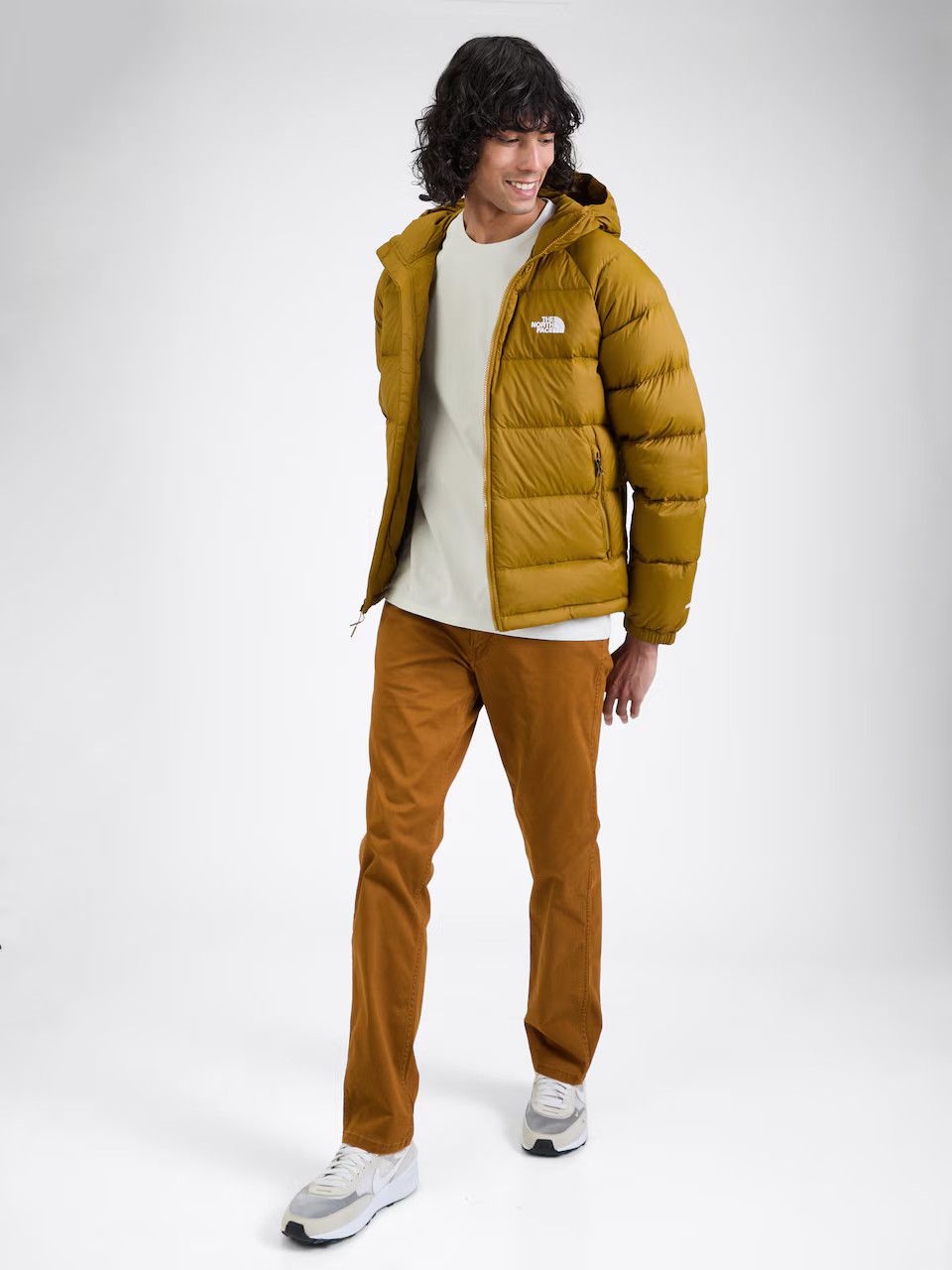 The North Face o1s22i1n1124 Hooded Down Jacket in Mustard Size US XL / EU 56 / 4 - 5 Thumbnail