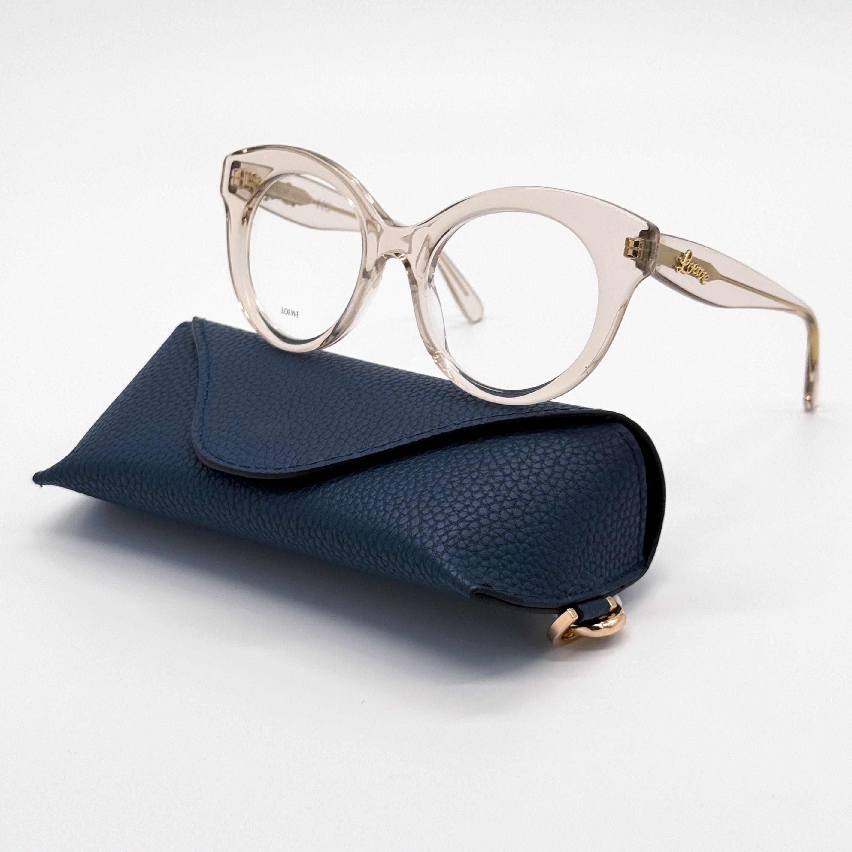 Loewe NEW LOEWE LW50074I 057 EYEGLASSES WOMEN PINK ROUND Size ONE SIZE - 1 Thumbnail
