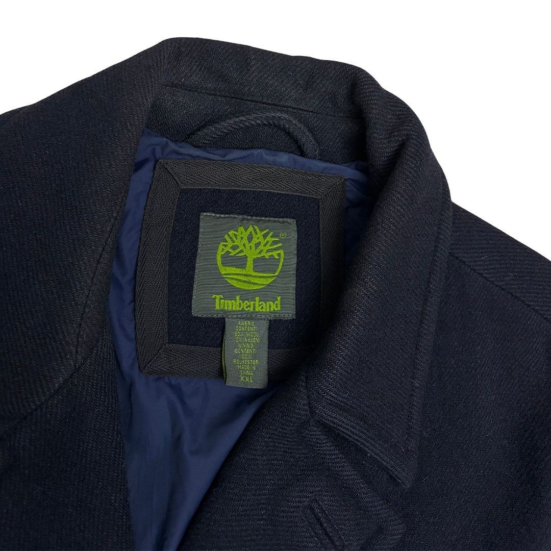 Timberland TIMBERLAND Wool Blend Business Casual Winter Pea Coat 2XL Size US XXL / EU 58 / 5 - 3 Thumbnail
