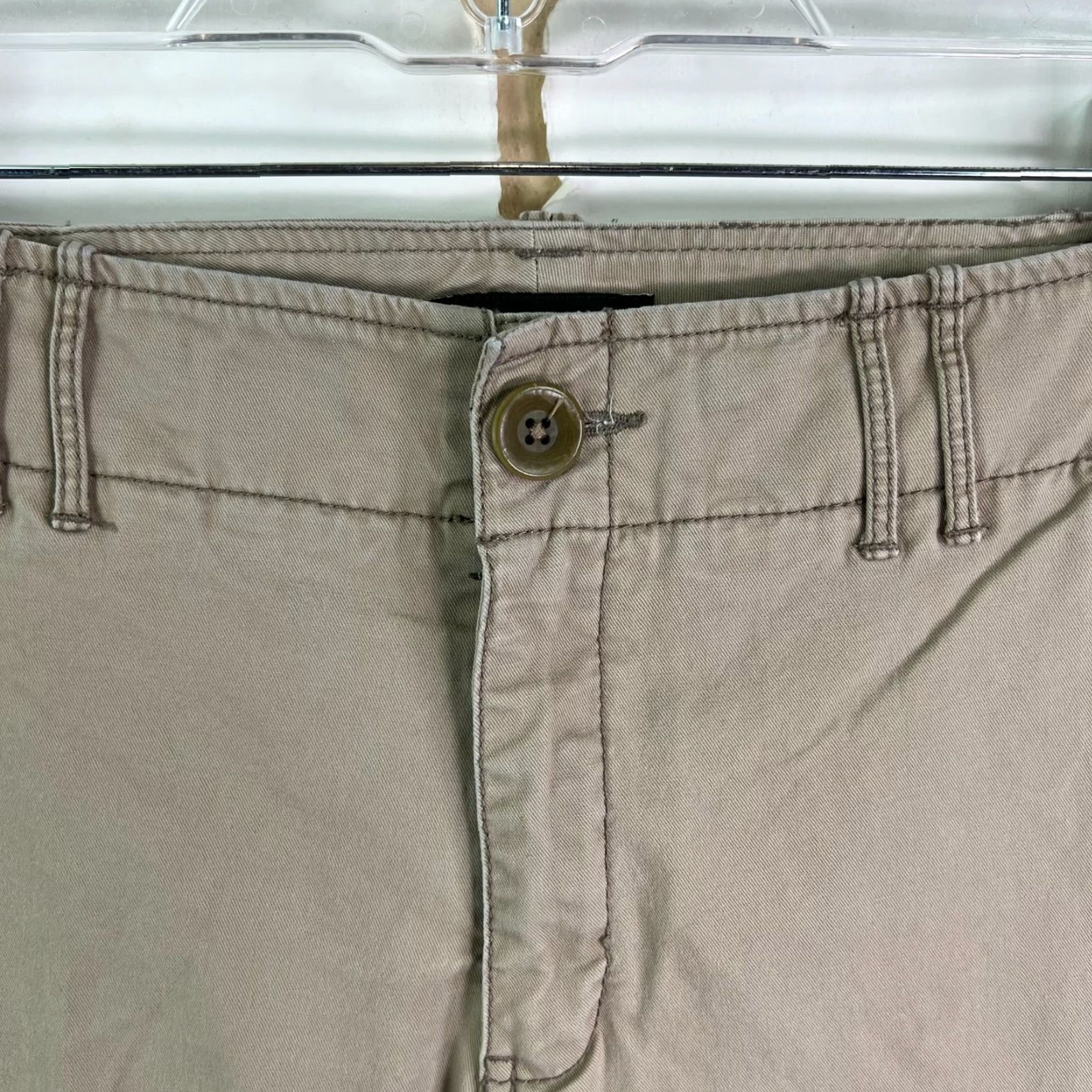 Eddie Bauer VINTAGE Eddie Bauer Chino Pants Straight Leg Woman Beige 12 Regular 36 Inseam 31" Sz 12 Twill Cotton Blend Stretch Size 34" / US 12 / IT 48 - 5 Thumbnail