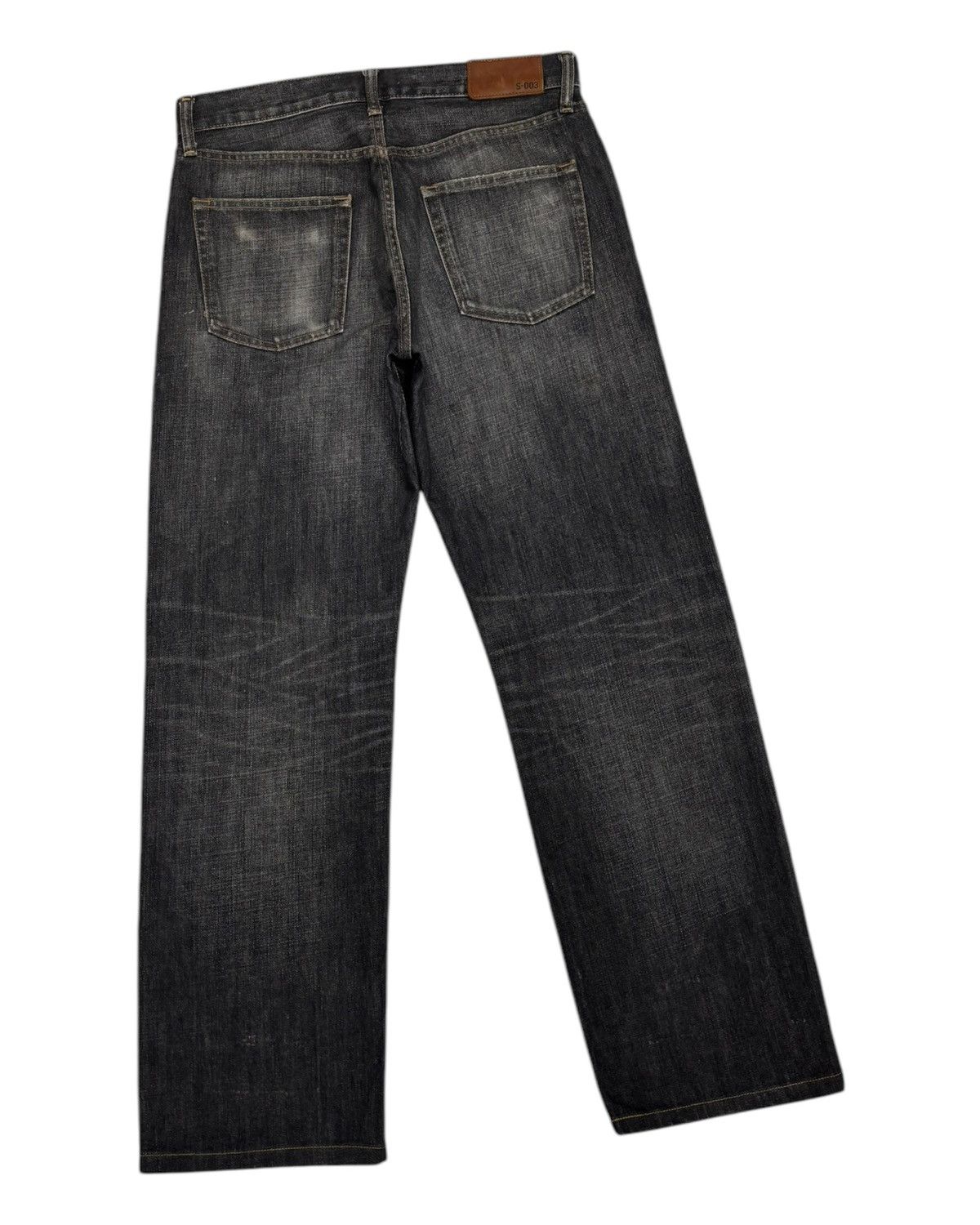 Undercover × Uniqlo Vintage Japanese Faded Black S-003 Uniqlo Distressed Denim Size US 33 - 4 Thumbnail