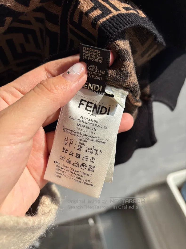 Fendi Fendi Double F-Style Short-Sleeved Knit Sunglasses Size XS / US 0-2 / IT 36-38 - 6 Thumbnail