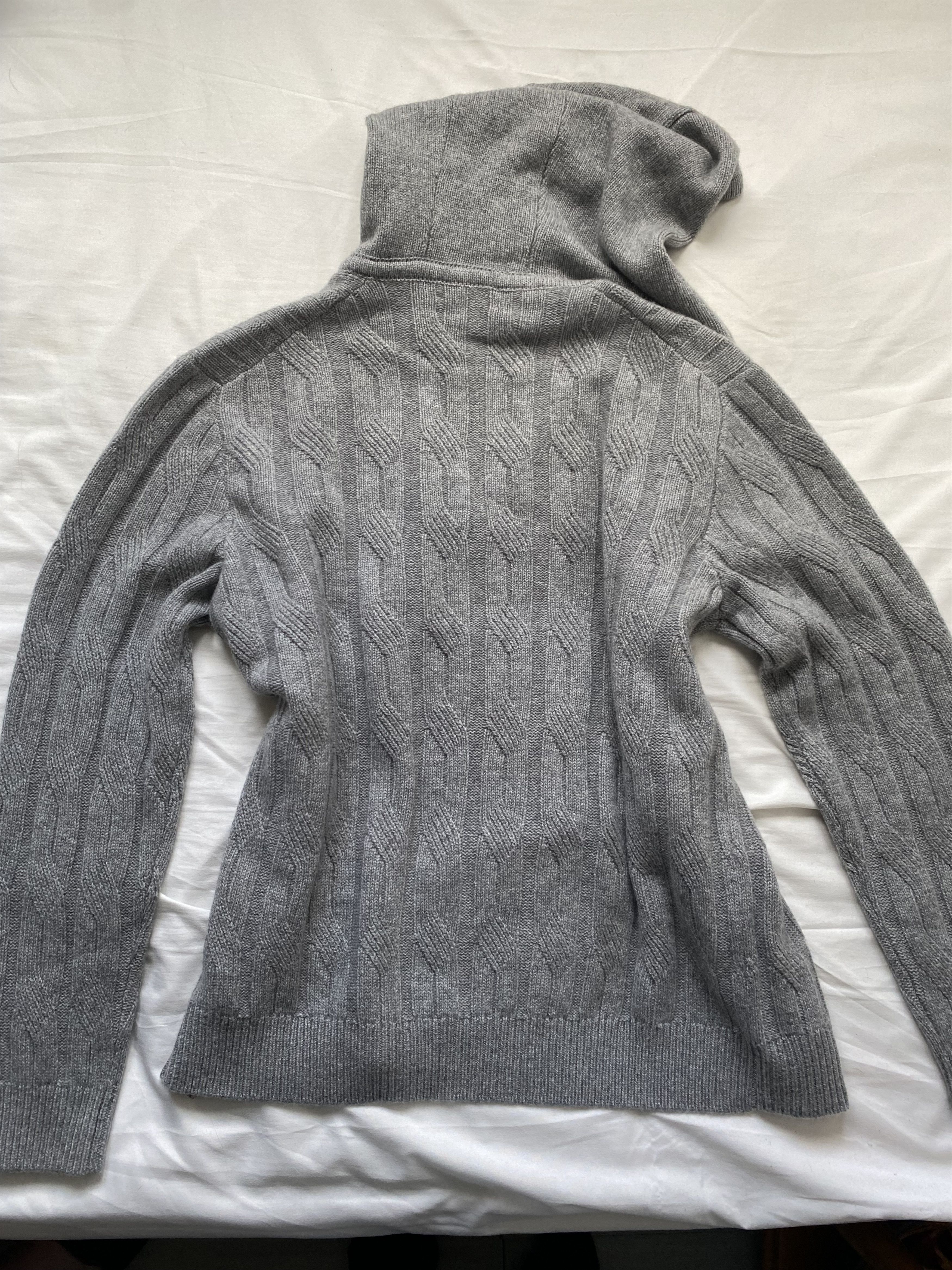 Other Knitted Cashmere Zipped Hoodie Size US L / EU 52-54 / 3 - 3 Thumbnail