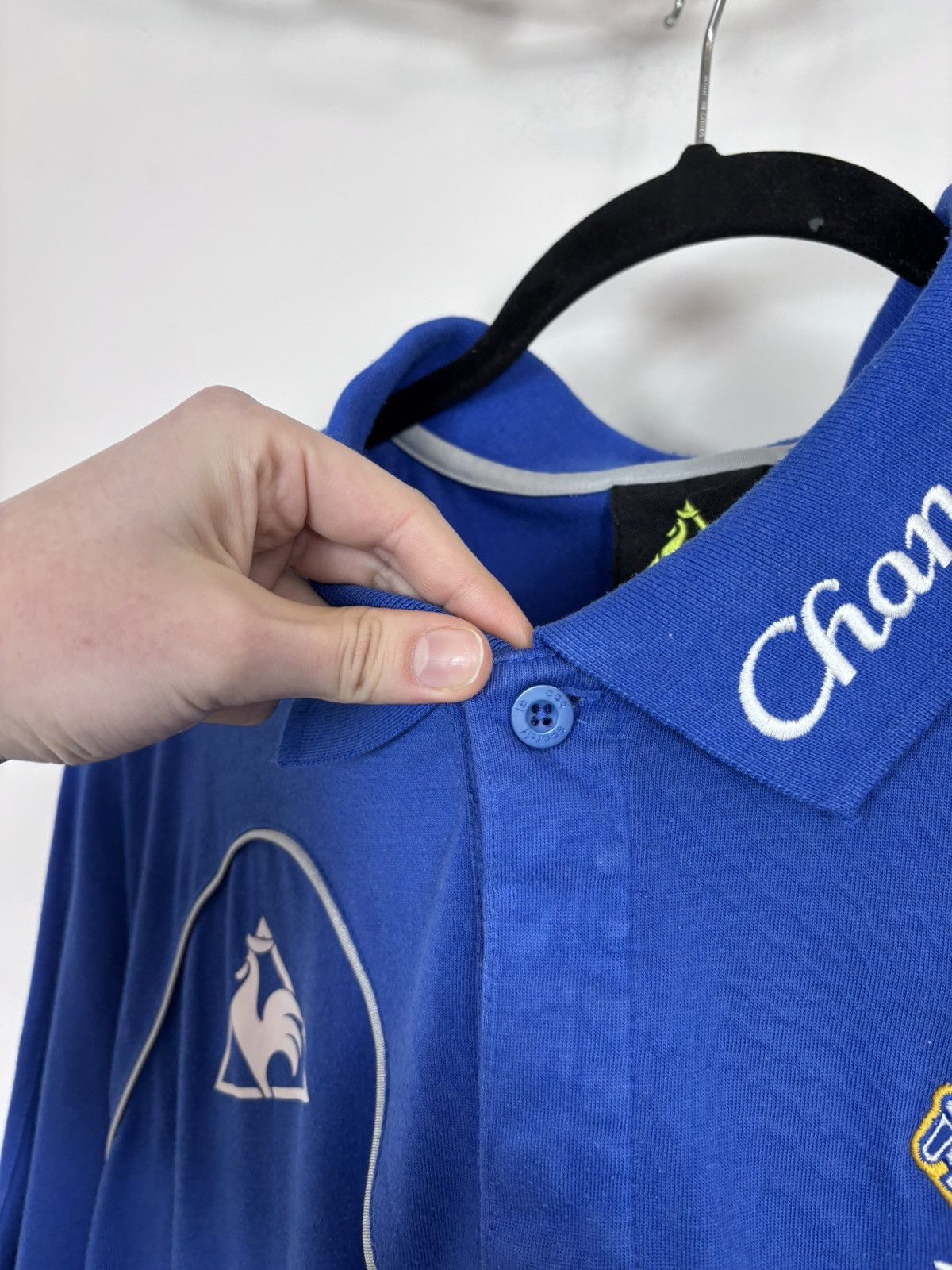 Le Coq Sportif Le Coq Sportif Everton 2009/2010 Polo Shirt Jersey Shirt Size US XXL / EU 58 / 5 - 7 Thumbnail