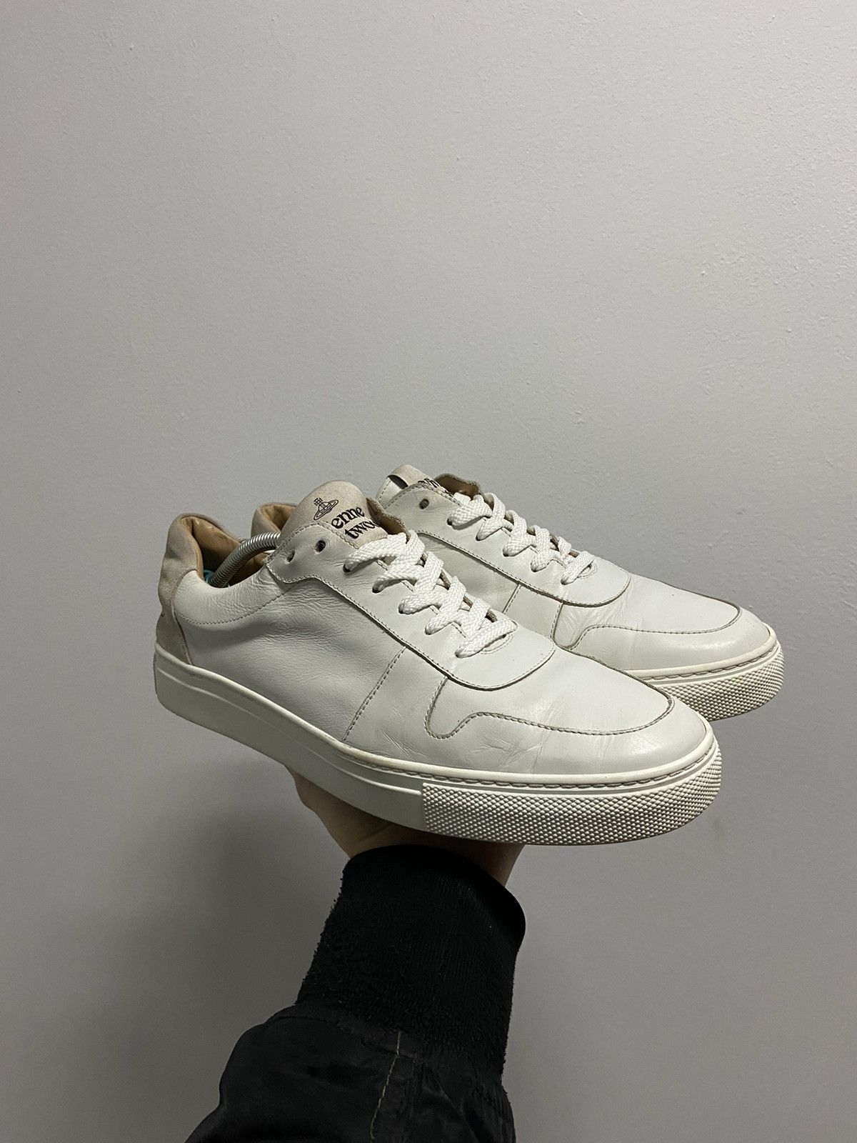 Vivienne Westwood Vivienne Westwood Apollo Trainers leather sneakers orb logo Size US 11 / EU 44 - 1 Thumbnail
