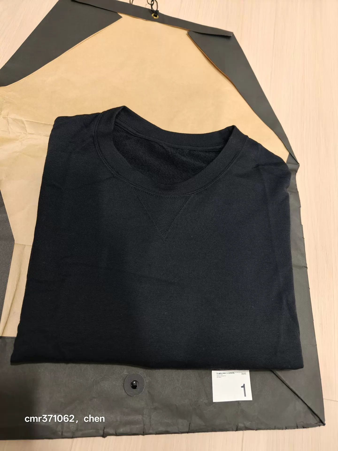 Other amplus 3/4 Superfine Wool Sweatshirt Navy 1 Short New Size US S / EU 44-46 / 1 - 7 Thumbnail