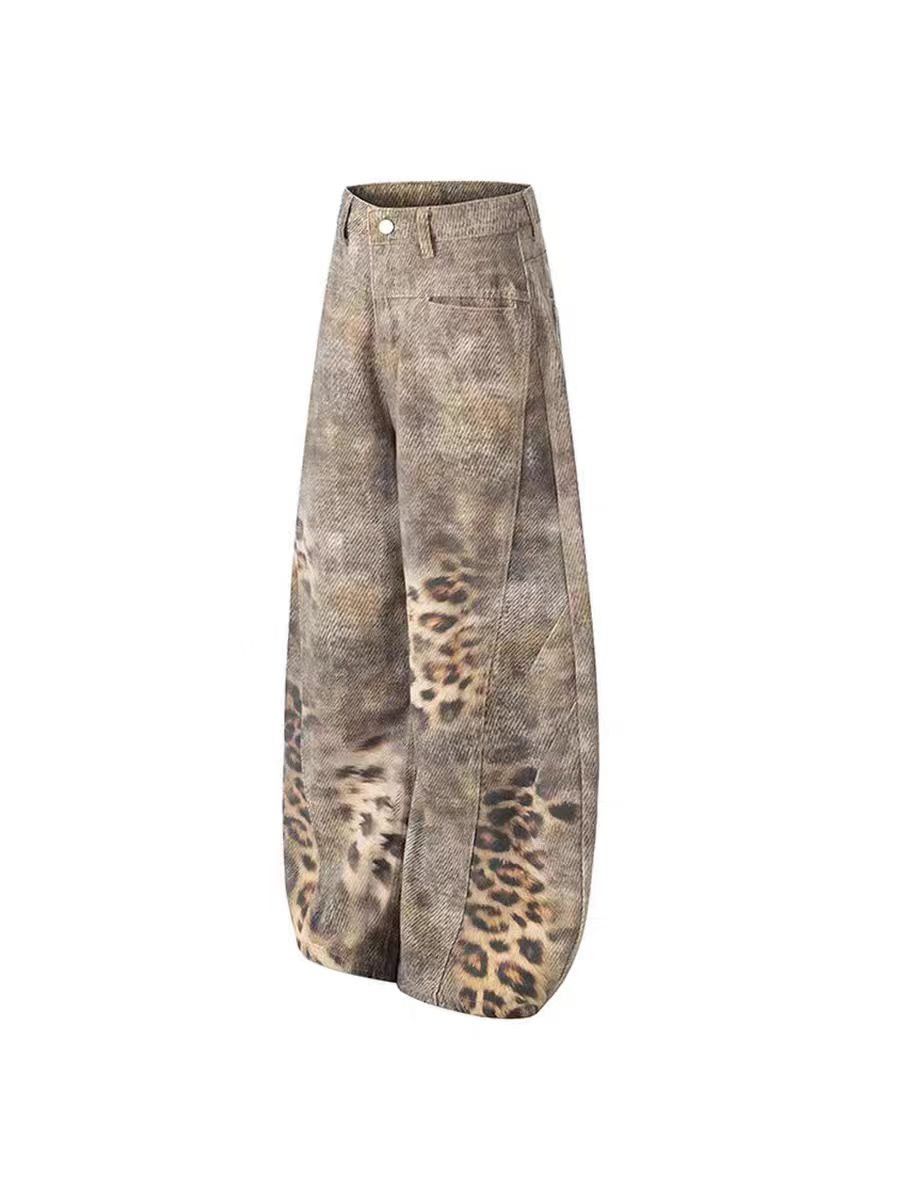 Other Post-apocalyptic-style leopard-print distressed jeans Size US 30 / EU 46 - 7 Thumbnail