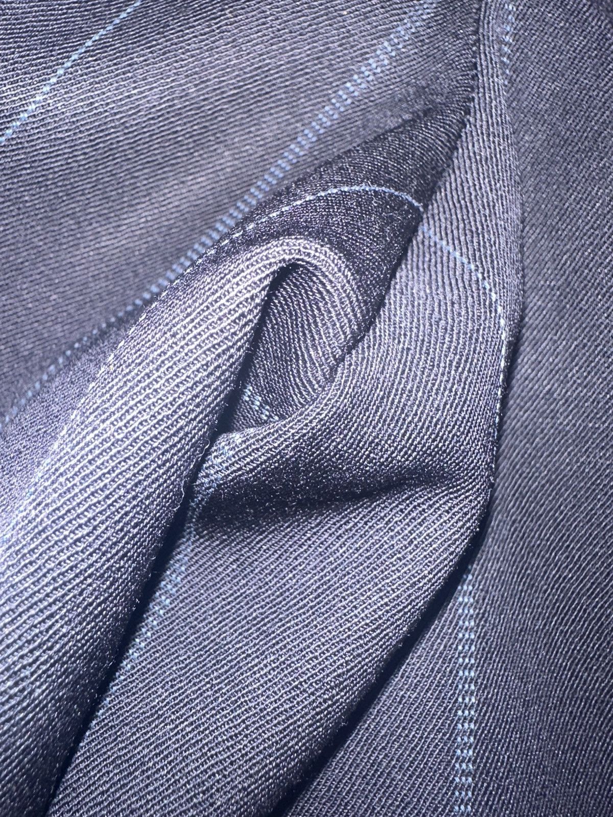 Escada Sport Vintage Escada pantsuit black with blue pinstripes Size XXS / US 00 / IT 34 - 22 Thumbnail