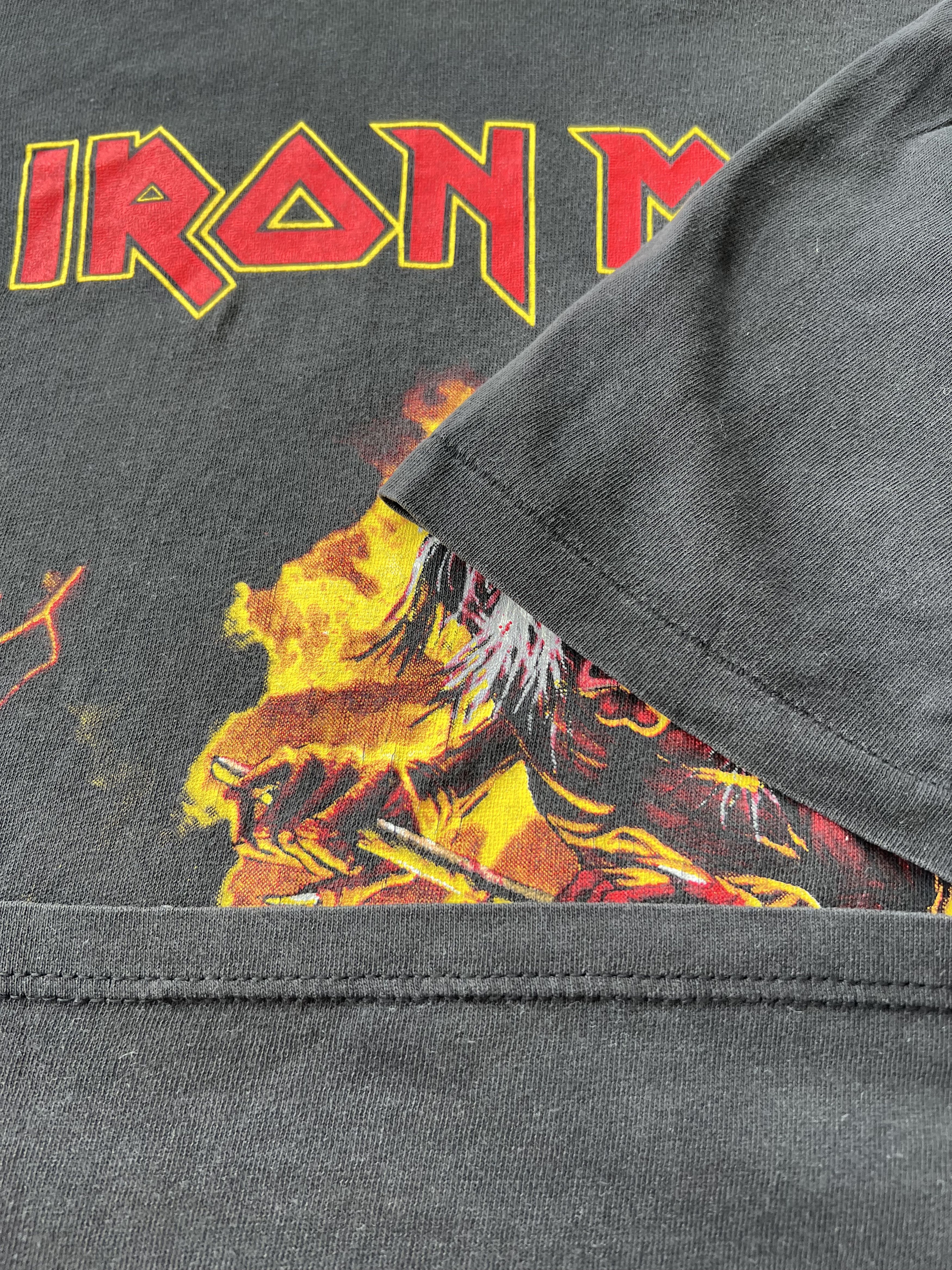 Band Tees Vintage 1993 Iron Maiden Hallowed Be Thy Name Black T-shirt Size US L / EU 52-54 / 3 - 9 Thumbnail