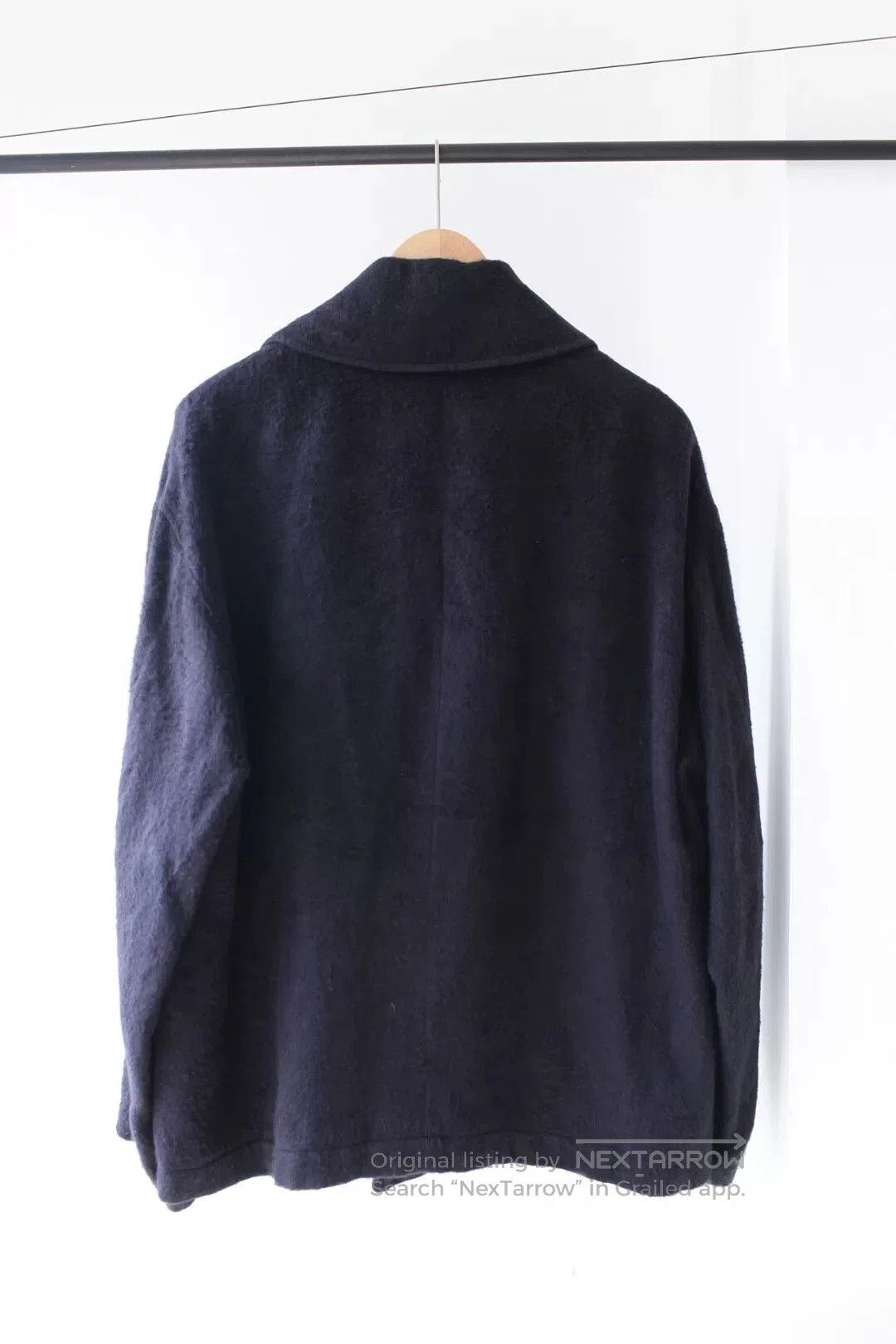 Arts & Science navy double-breasted wool coat. Size US M / EU 48-50 / 2 - 2 Thumbnail