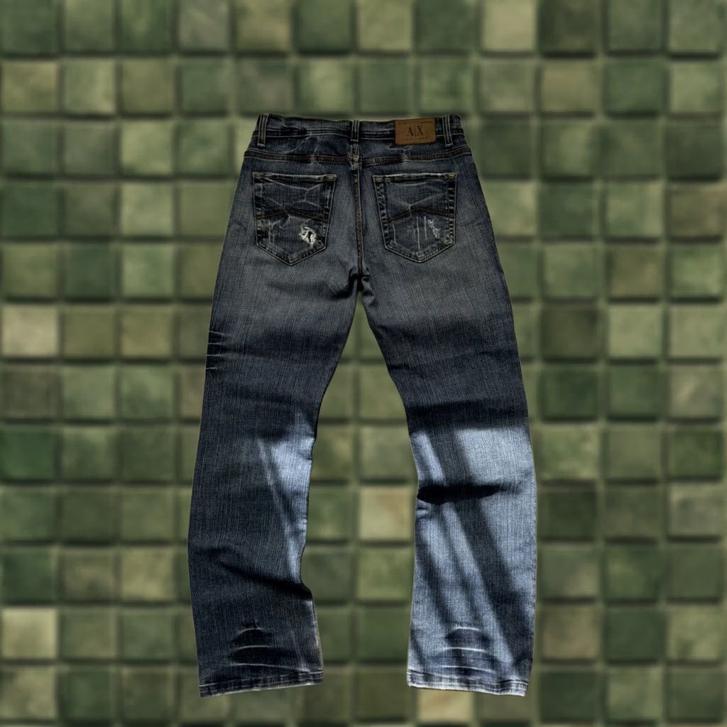 Armani Exchange Armani Exchange Jeans Distressed 90s Vintage Denim Men 30x32 Blue Regular Straight Pants Shirt? Size US 30 / EU 46 - 1 Thumbnail