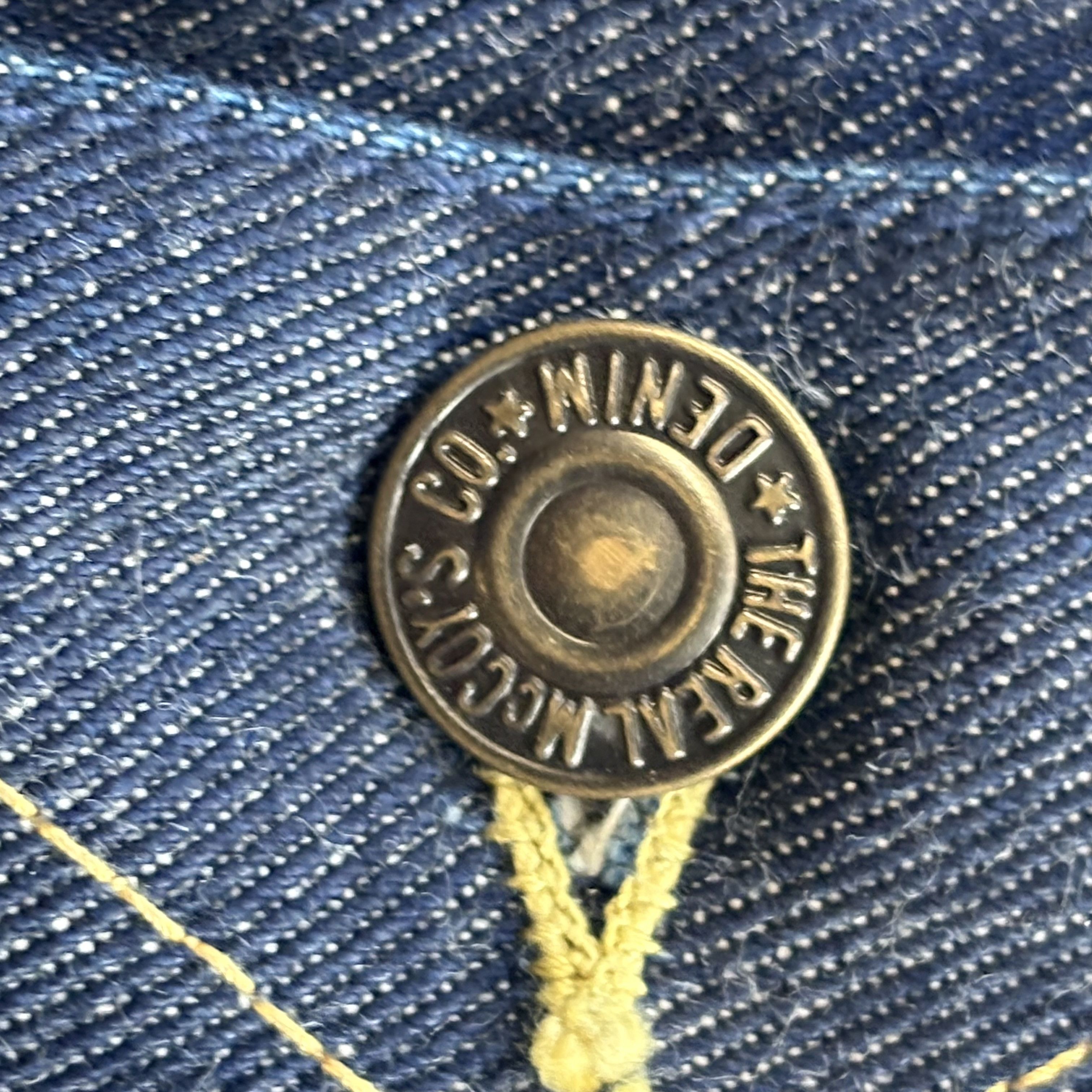The Real McCoy's Vintage The Real McCoy's Blanket Lined Denim Jacket 44 Japan Size US S / EU 44-46 / 1 - 9 Thumbnail