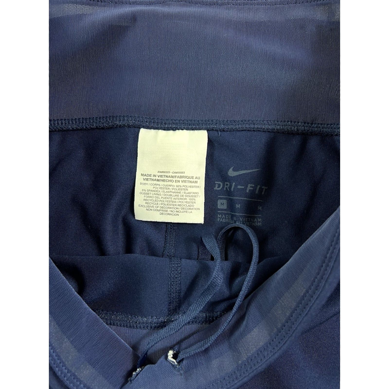 Nike Nike Dri-Fit Leggings Women M Blue Cropped Activewear Mens? Women? Size 32" / US 10 / IT 46 - 3 Thumbnail