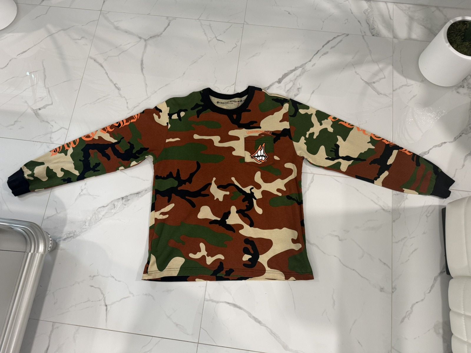 Chrome Hearts Chrome Hearts Matty Boy Camo Long Sleeve | Grailed