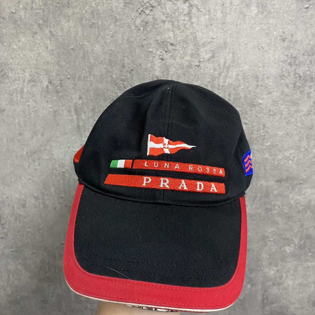 Prada Prada Luna Rossa Cap Hat Big Logo Size ONE SIZE - 3 Thumbnail