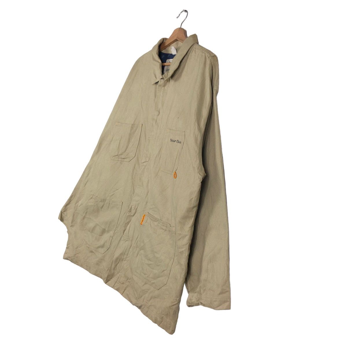 Japanese Brand 🔥Vintage Hickory Chore Jacket Detroit Snoop Dog Big Logo Size US XXL / EU 58 / 5 - 2 Thumbnail