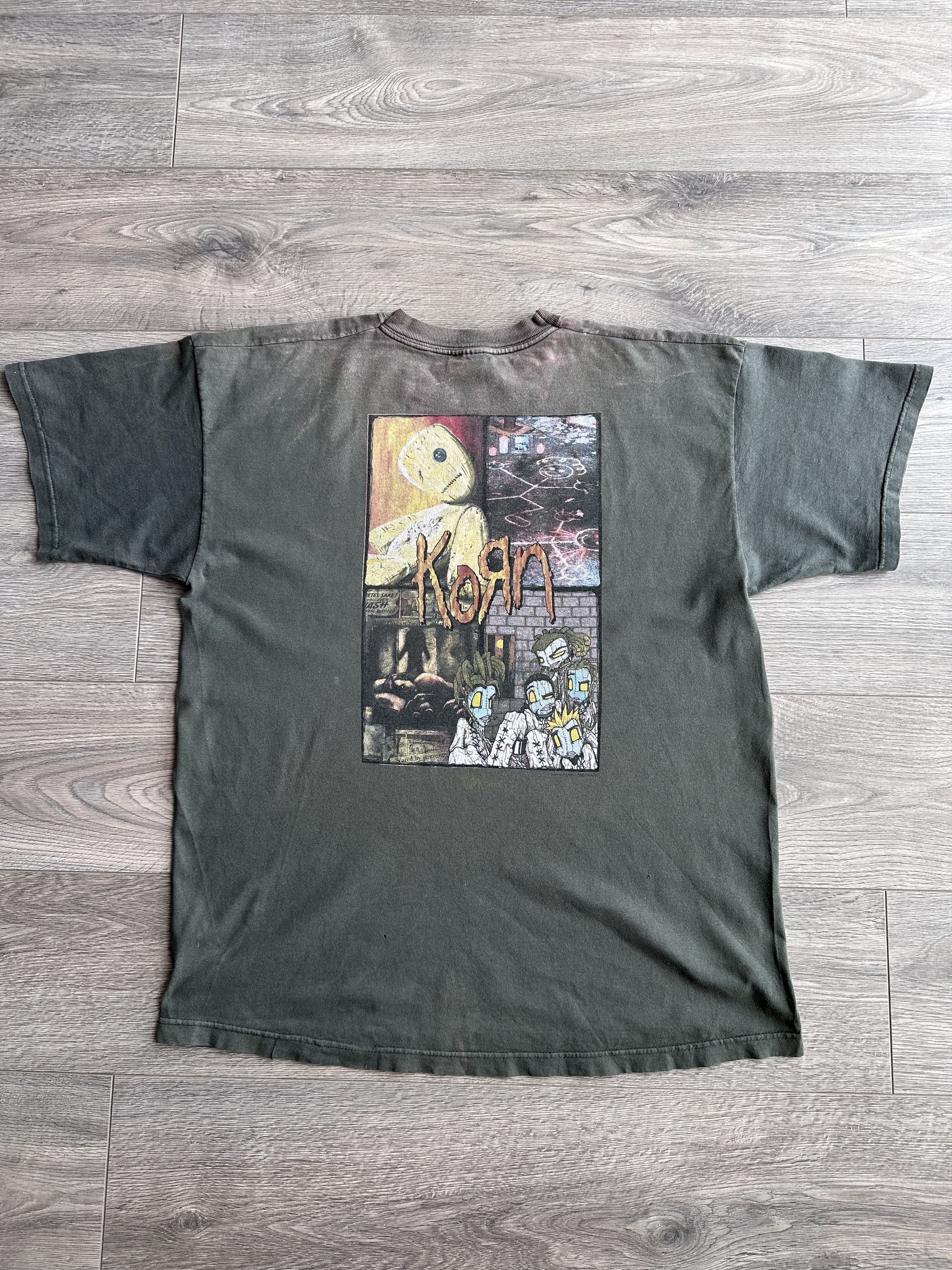 Band Tees × Vintage Korn vintage t shirt Size US XL / EU 56 / 4 - 2 Thumbnail