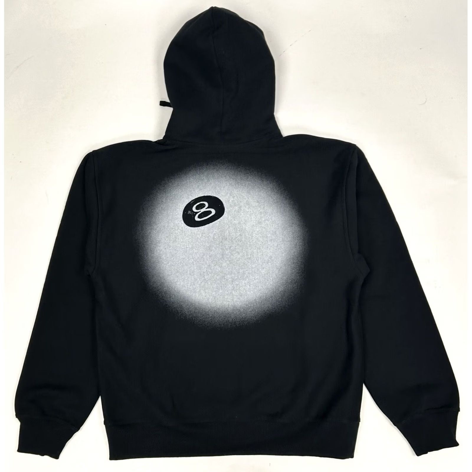 Vintage VINTAGE Stussy 8 Ball Fade Hoodie Eight Ball Stüssy Graphic Sweatshirt XL BLK Size US XL / EU 56 / 4 - 2 Thumbnail
