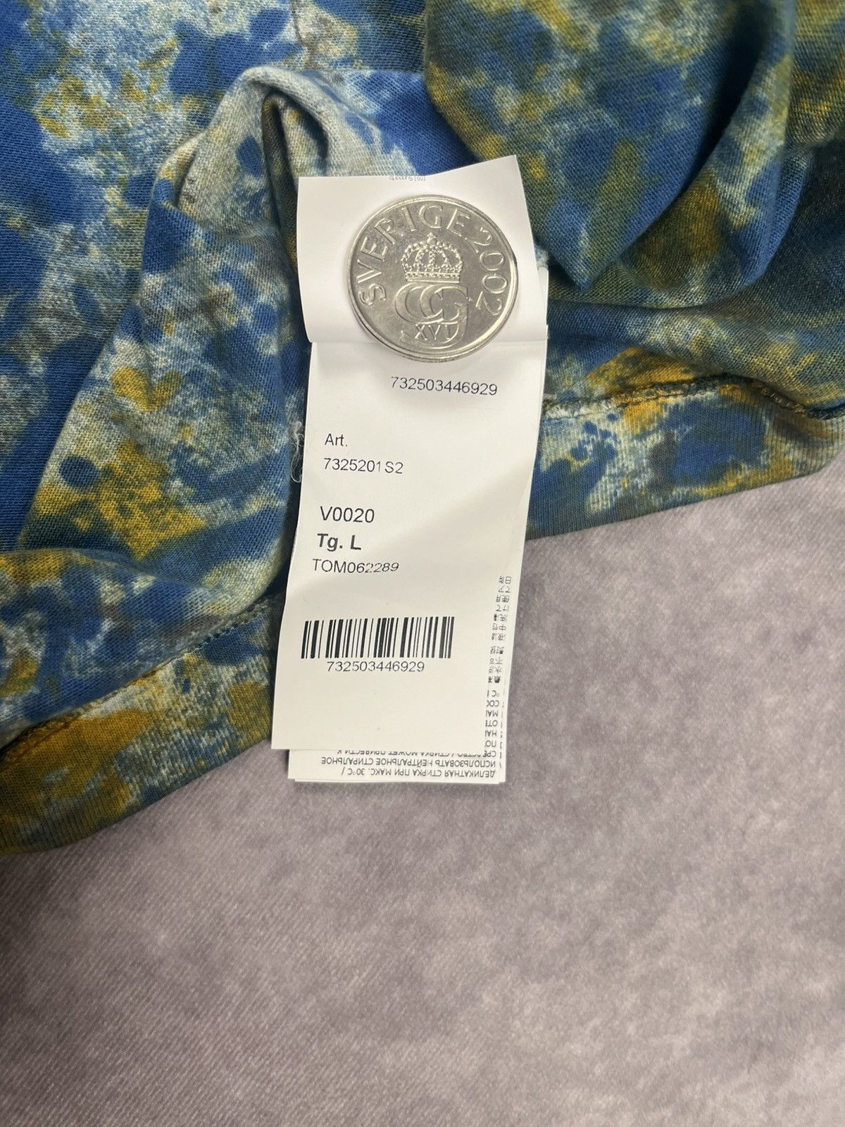 Stone Island FW20 Supreme Stone Island Embroidered Logo Tee L Size Size US L / EU 52-54 / 3 - 5 Thumbnail