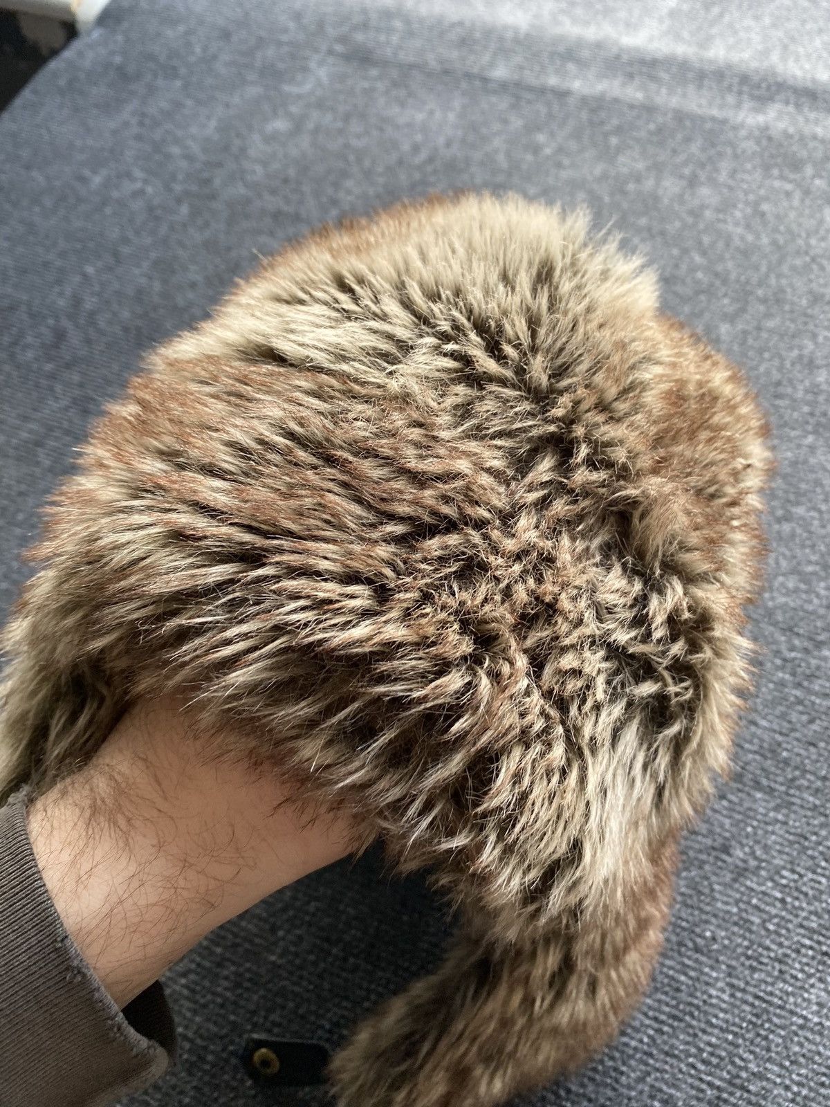 Le Grande Bleu (L.G.B.) 🔥Mohair Fur Fuzzy Hat Traper hat L-Xl Size ONE SIZE - 9 Thumbnail