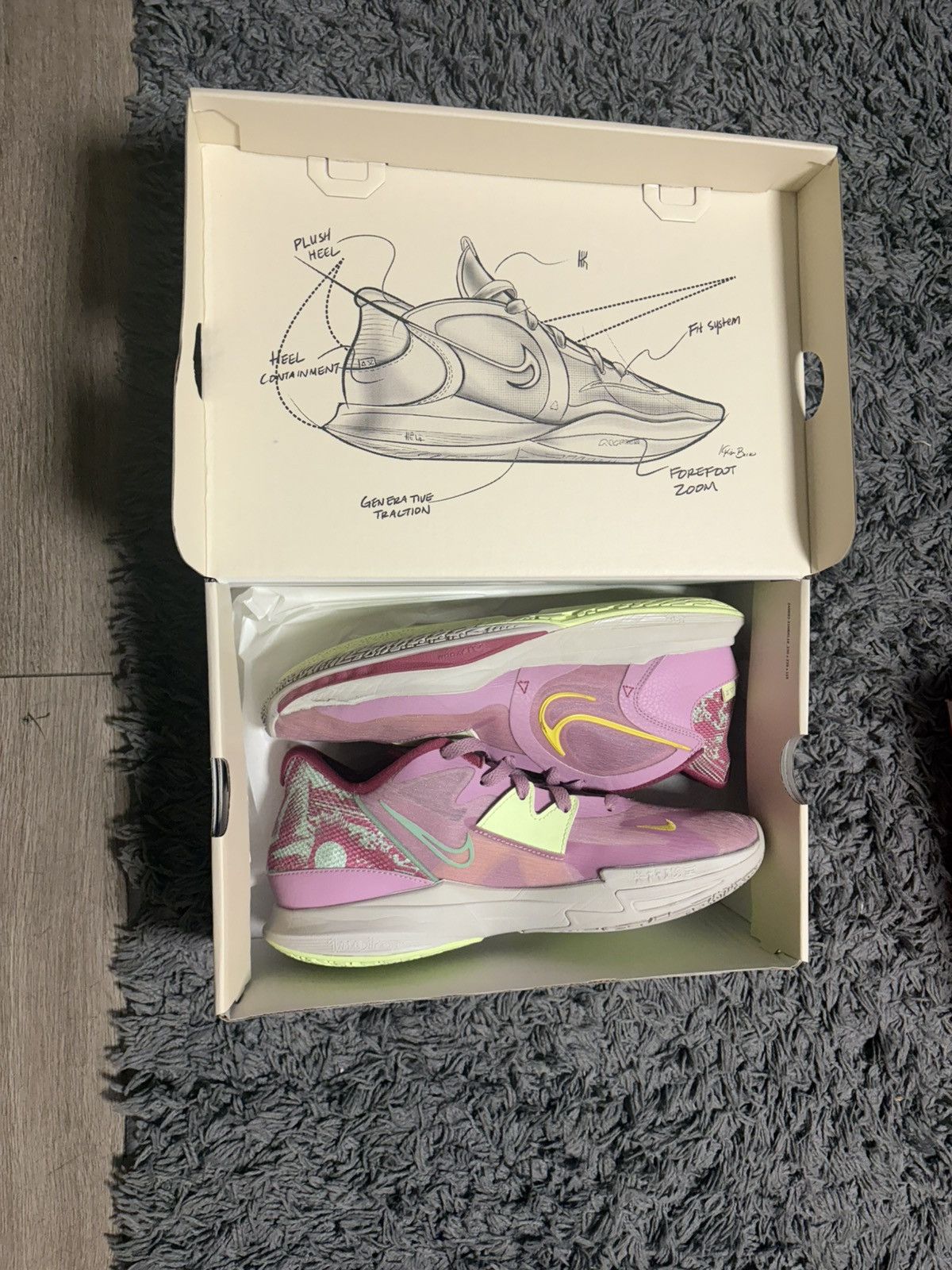 Nike Kyrie 5 Orchid Size US 10.5 / EU 43-44 - 2 Thumbnail