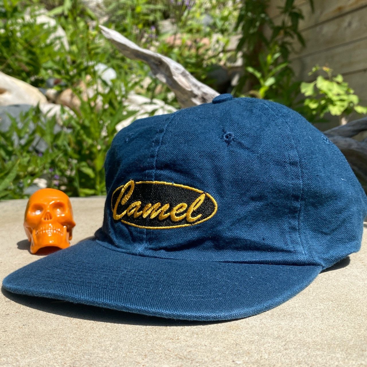 Camel × Vintage 90s Camel logo adjustable snap back cap | Grailed