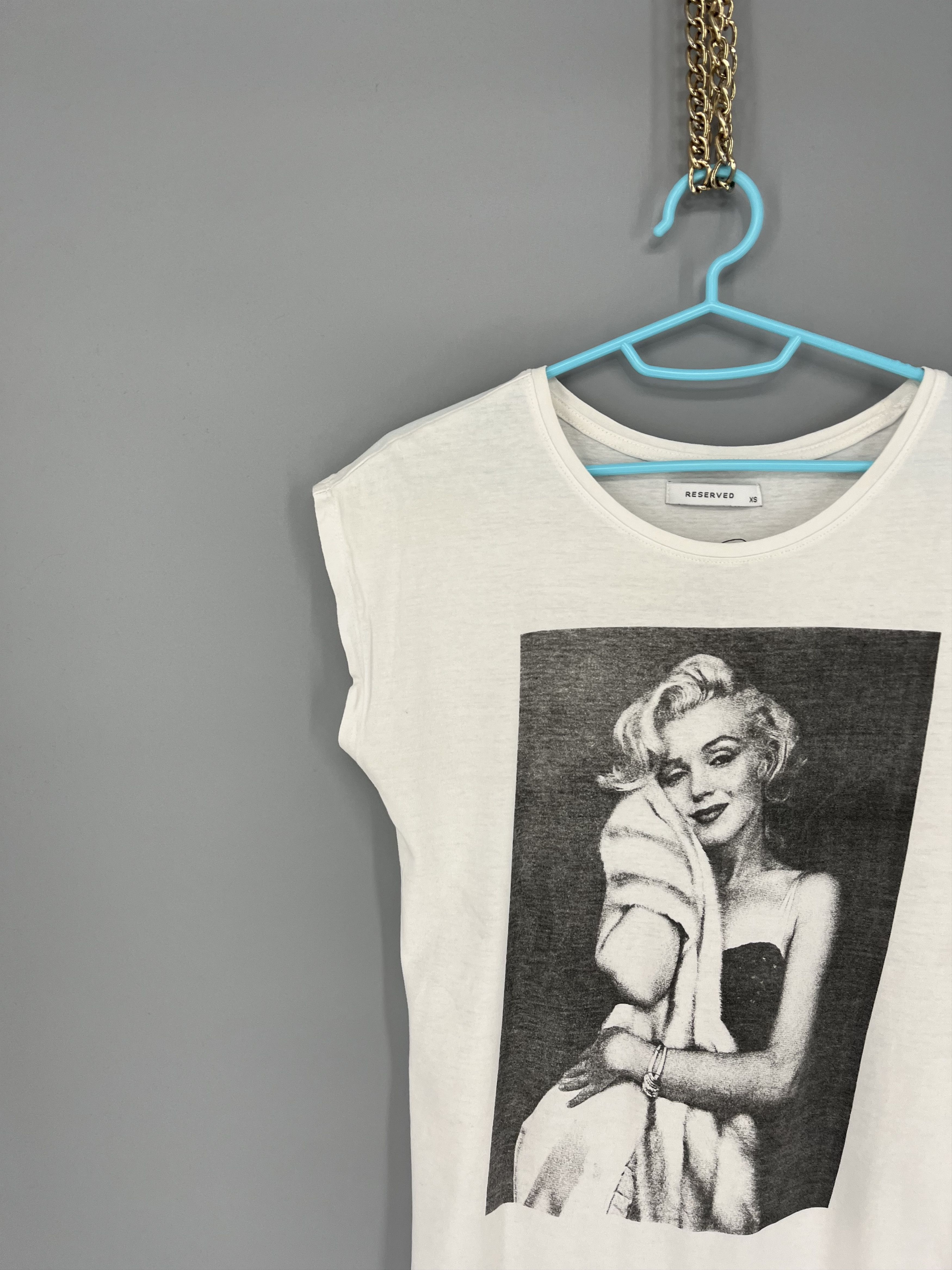 Reserved Vintage Y2k Reserved Full Print tee "Marilyn Monroe" Size XS / US 0-2 / IT 36-38 - 5 Thumbnail