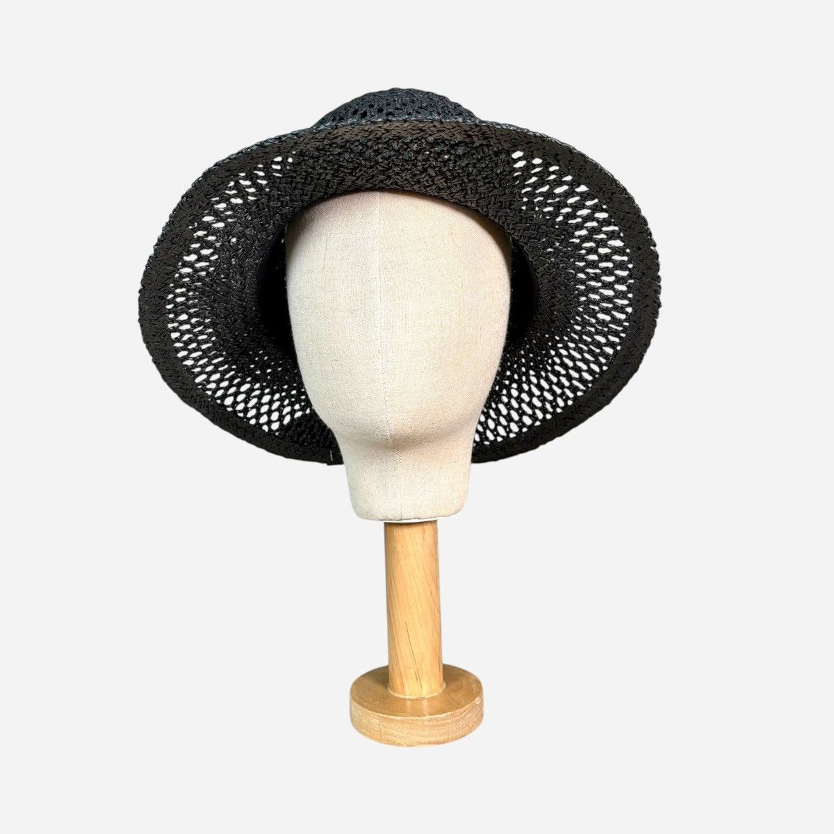 Other San Diego Hat Company Women’s Open Weave Black Bucket Hat Size ONE SIZE - 5 Thumbnail