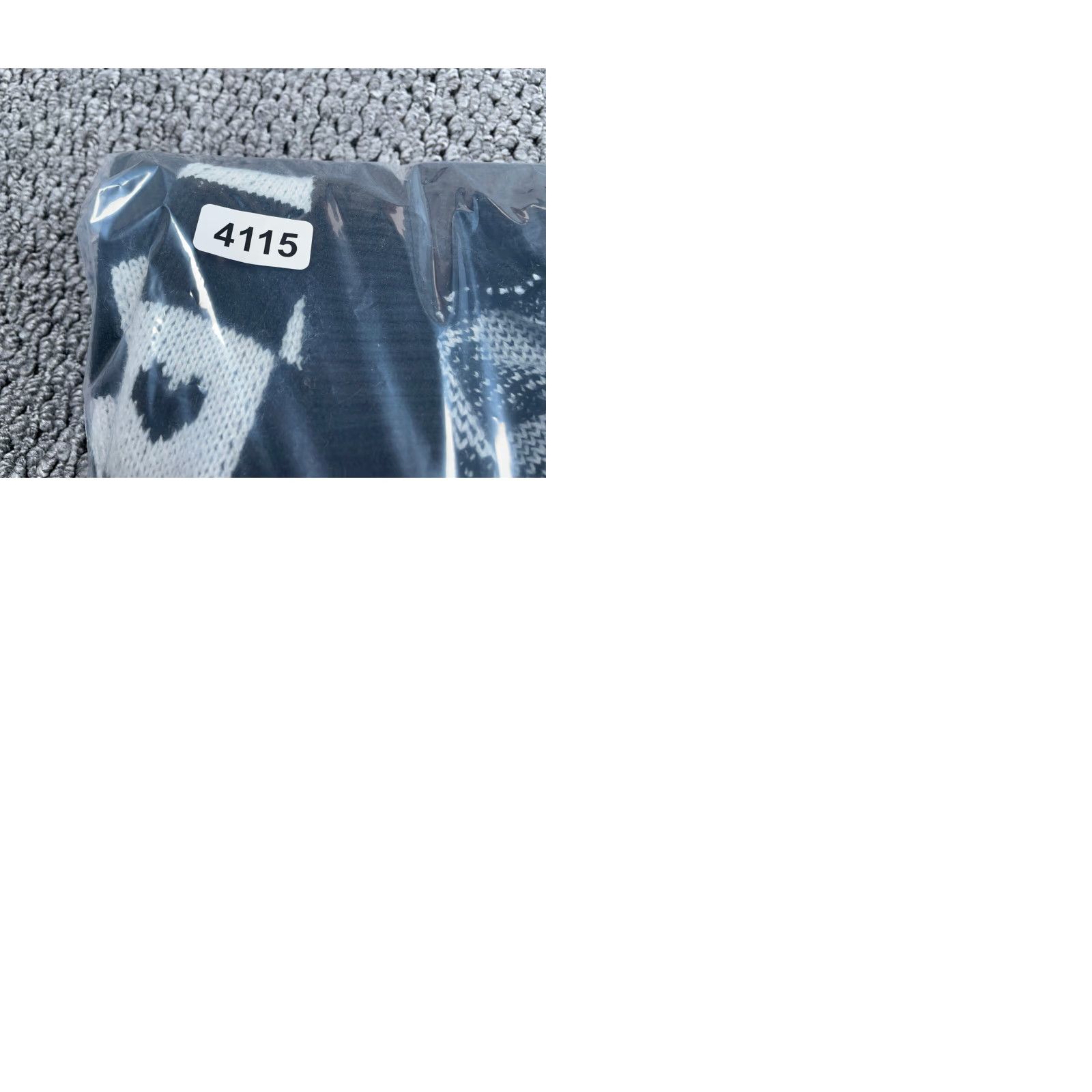 Vintage Kuromi Cardigan Women's XL Black White Check Pattern Embroidered Anime Boxy Fit Sweater Cardigan 90s Hipster Retro Casual Women's Size XL / US 12-14 / IT 48-50 - 9 Thumbnail