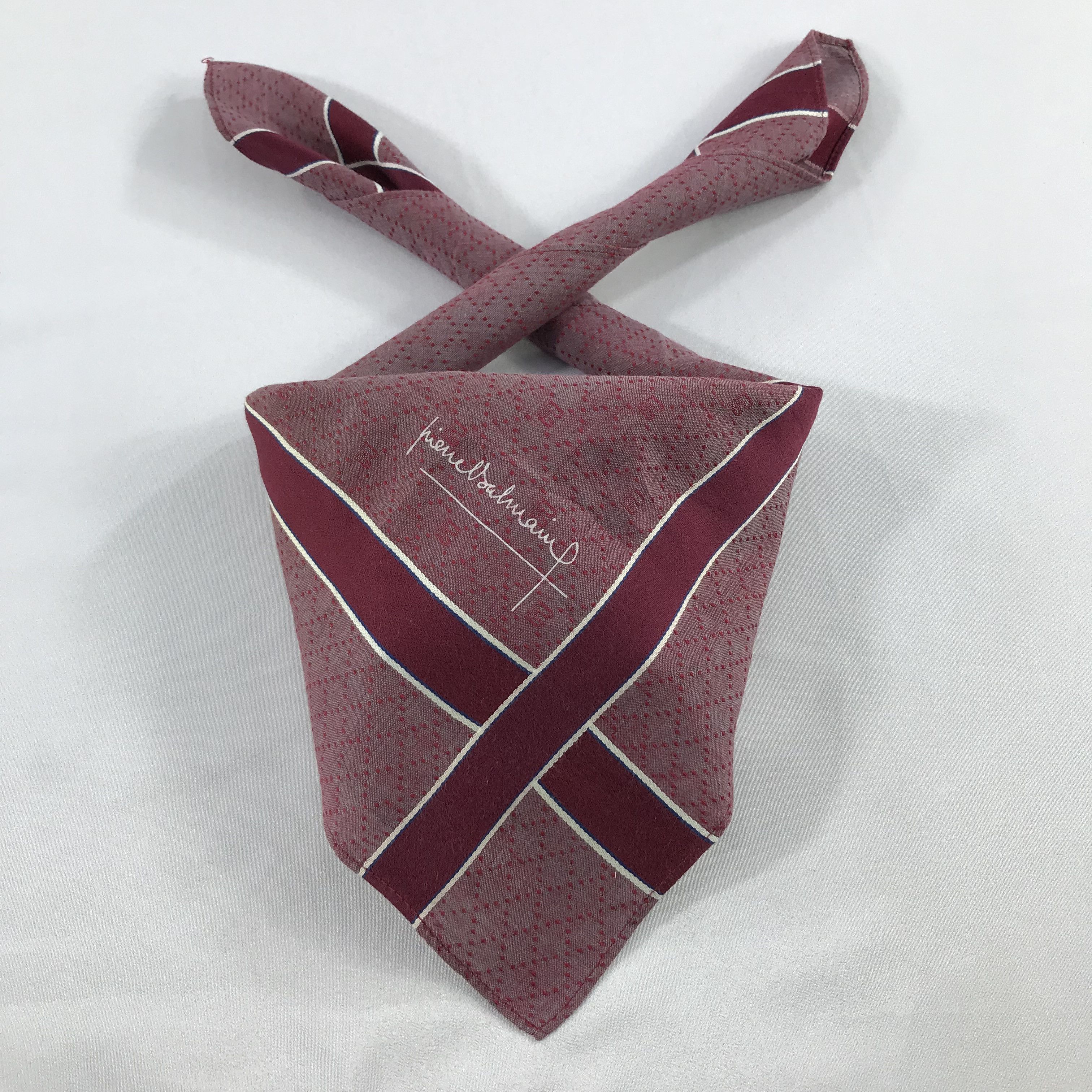 Pierre Balmain × Vintage Pierre Balmain Bandana / Handkerchief / Neckerchief - S2497 Size ONE SIZE - 3 Thumbnail