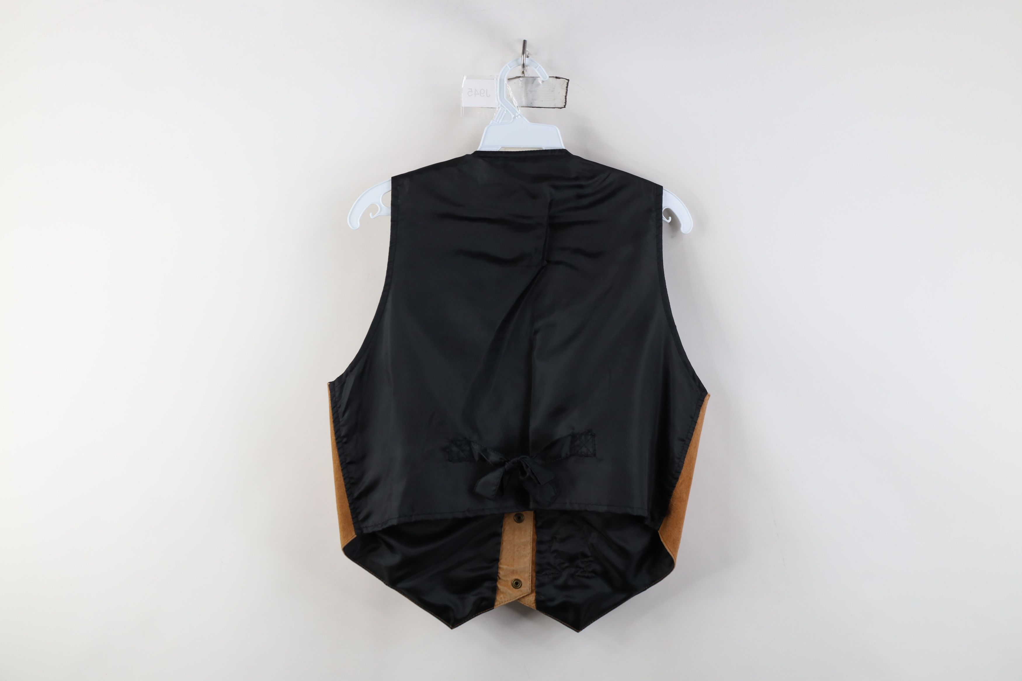 Vintage Vintage 90s Looney Tunes Tazmanian Devil Suede Leather Vest Size M / US 6-8 / IT 42-44 - 12 Thumbnail