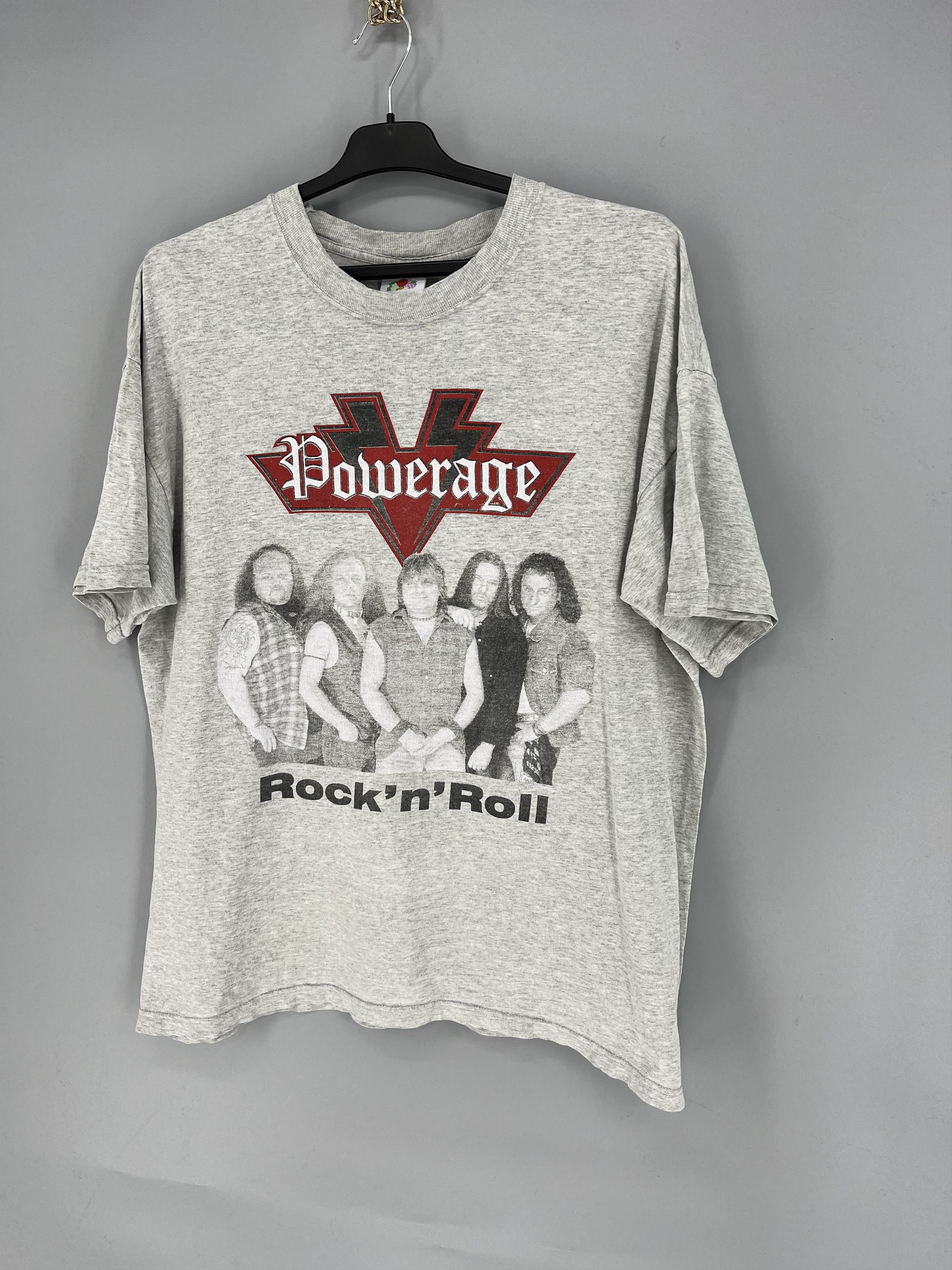 Band Tees Vintage 90s AC/DC Powerage Tshirt Big Logo Band Tee Size US XL / EU 56 / 4 - 3 Thumbnail