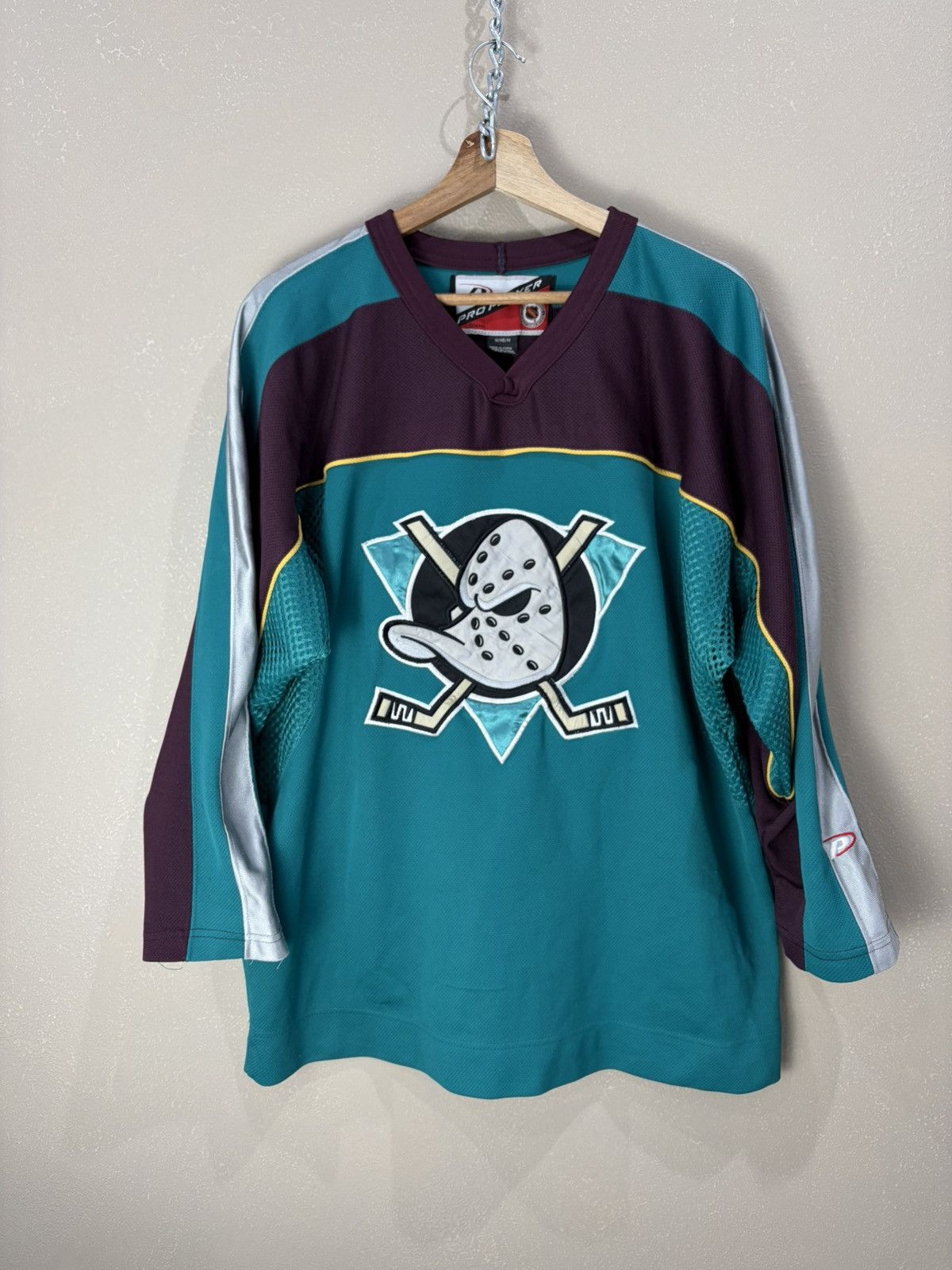 NHL Vintage 90s NHL Anaheim Ducks Jersey Size US M / EU 48-50 / 2 - 1 Thumbnail