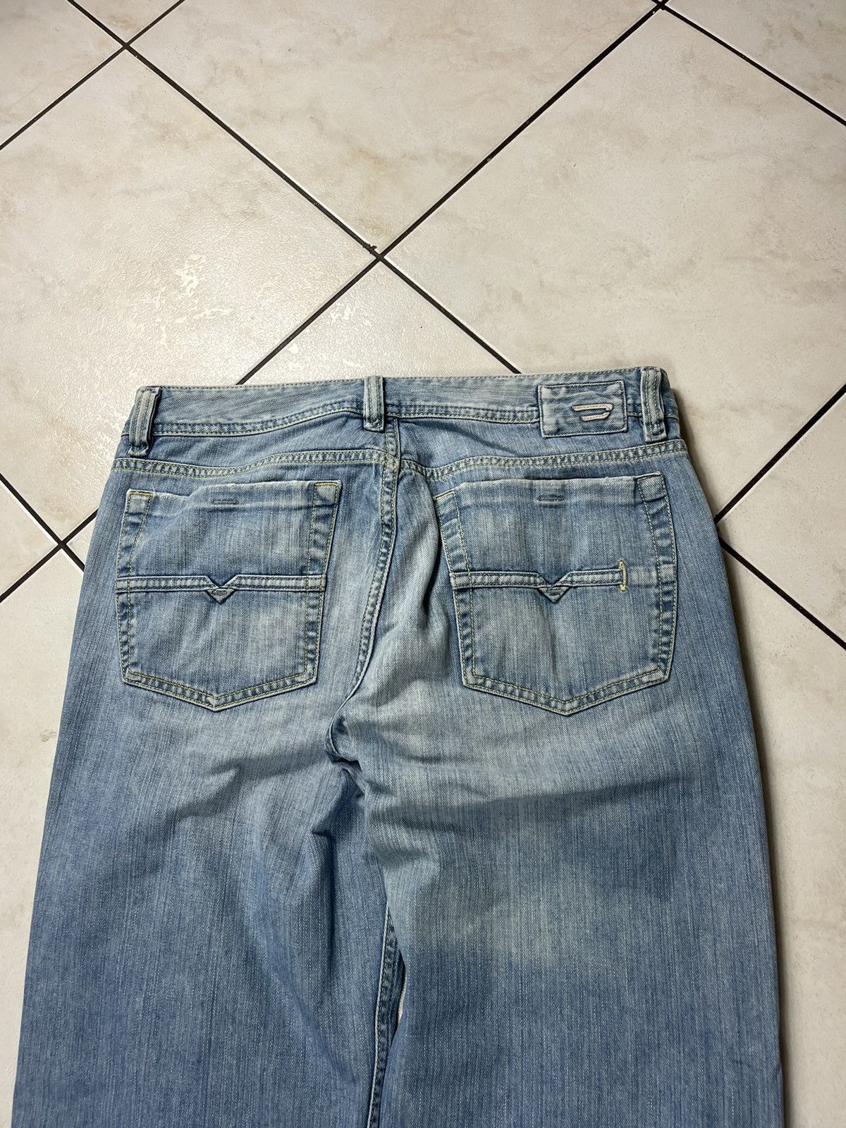 Diesel × Vintage Vintage y2k diesel Rolan baggy wide jeans denim pants washed Size US 34 / EU 50 - 16 Thumbnail