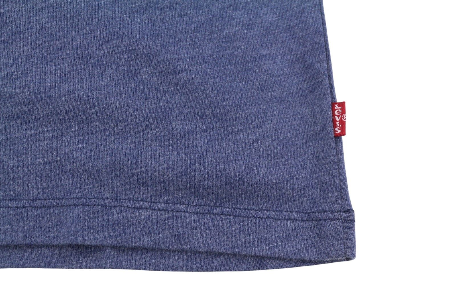 Levi's STANDARD S Melange Blue Stretch Crew Neck 87861 Size US S / EU 44-46 / 1 - 6 Thumbnail