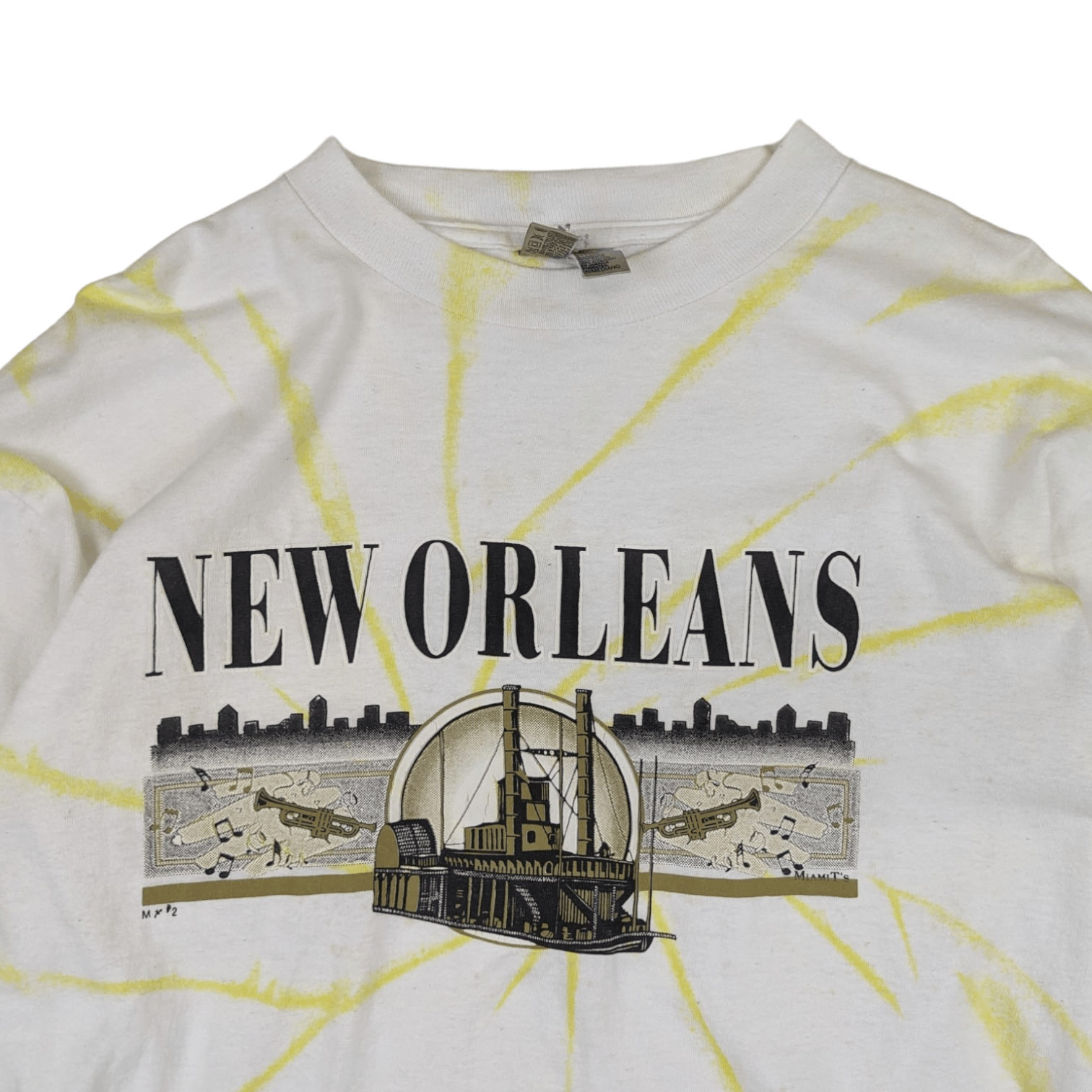 Vintage Vintage 90's ONEITA New Orleans Tie Dyed Long Sleeve T-Shirt Size US M / EU 48-50 / 2 - 4 Thumbnail