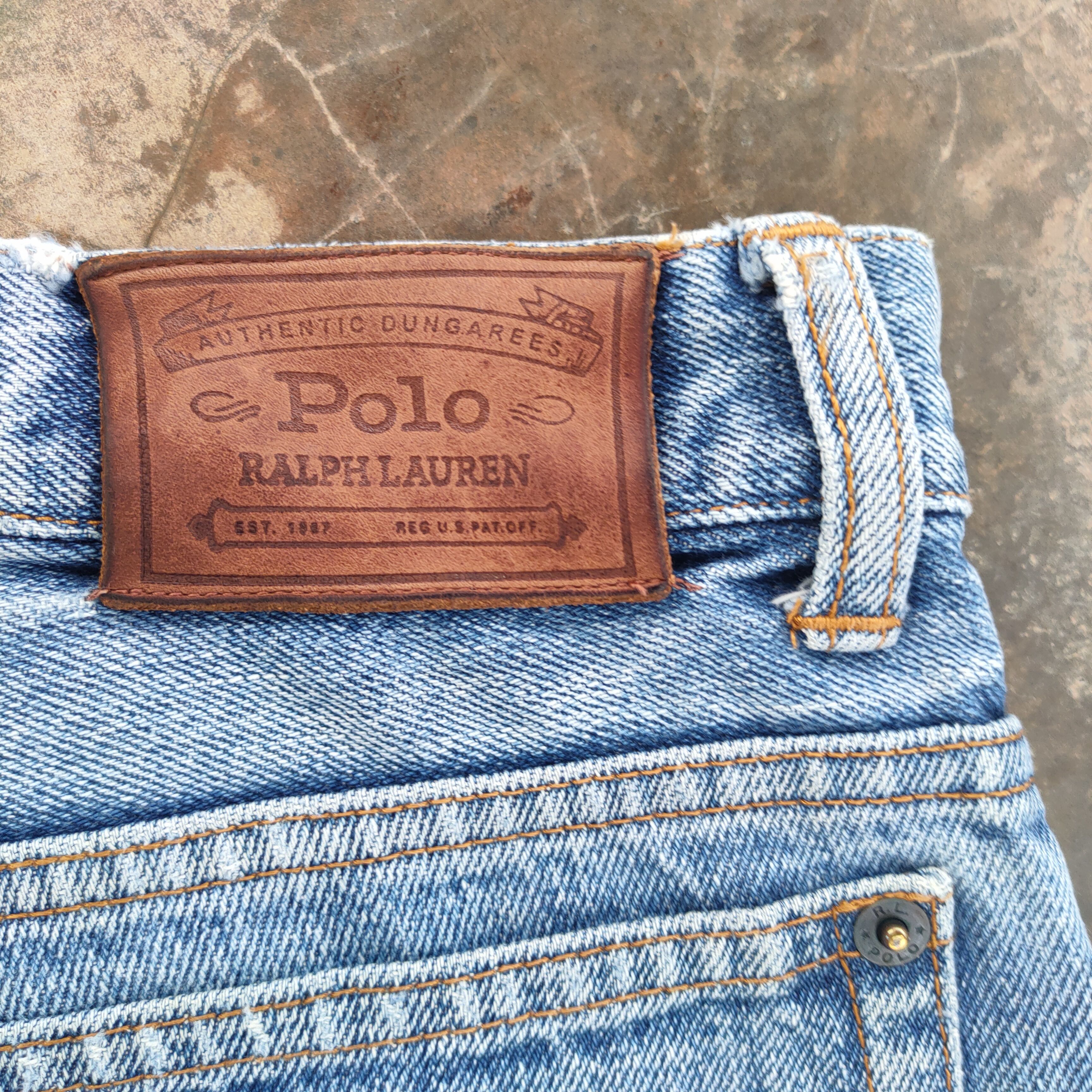 Polo Ralph Lauren VINTAGE POLO RALPH LAUREN FADED JEANS DENIM PANTS Size US 28 / EU 44 - 13 Thumbnail