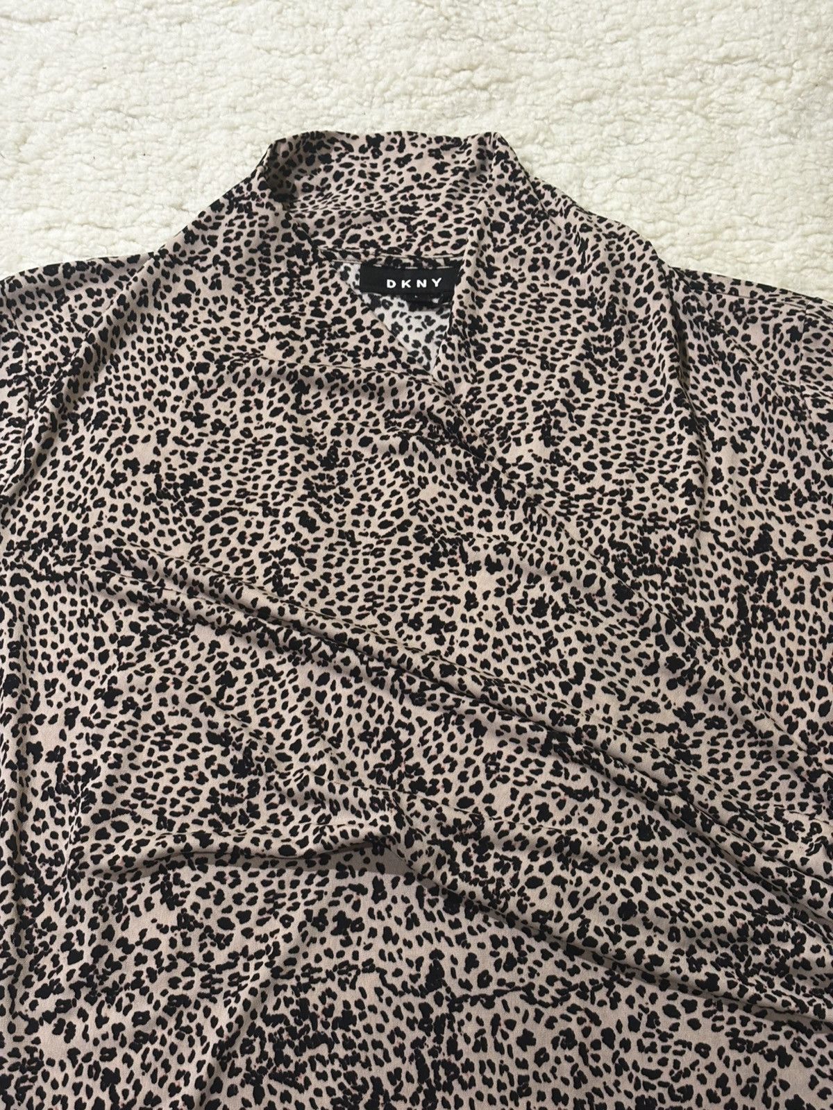 DKNY Women’s leopard print top0247 Size L / US 10 / IT 46 - 2 Thumbnail