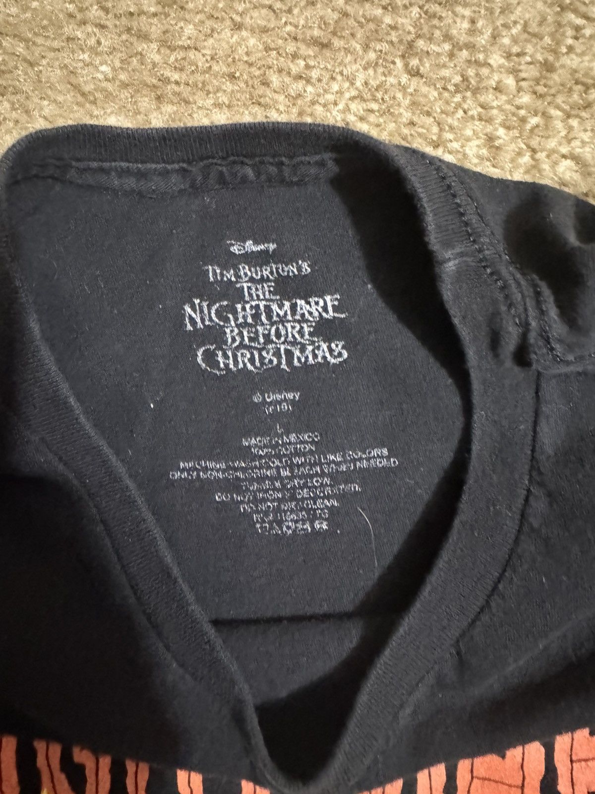 Disney Nightmare before Christmas Size US L / EU 52-54 / 3 - 4 Thumbnail