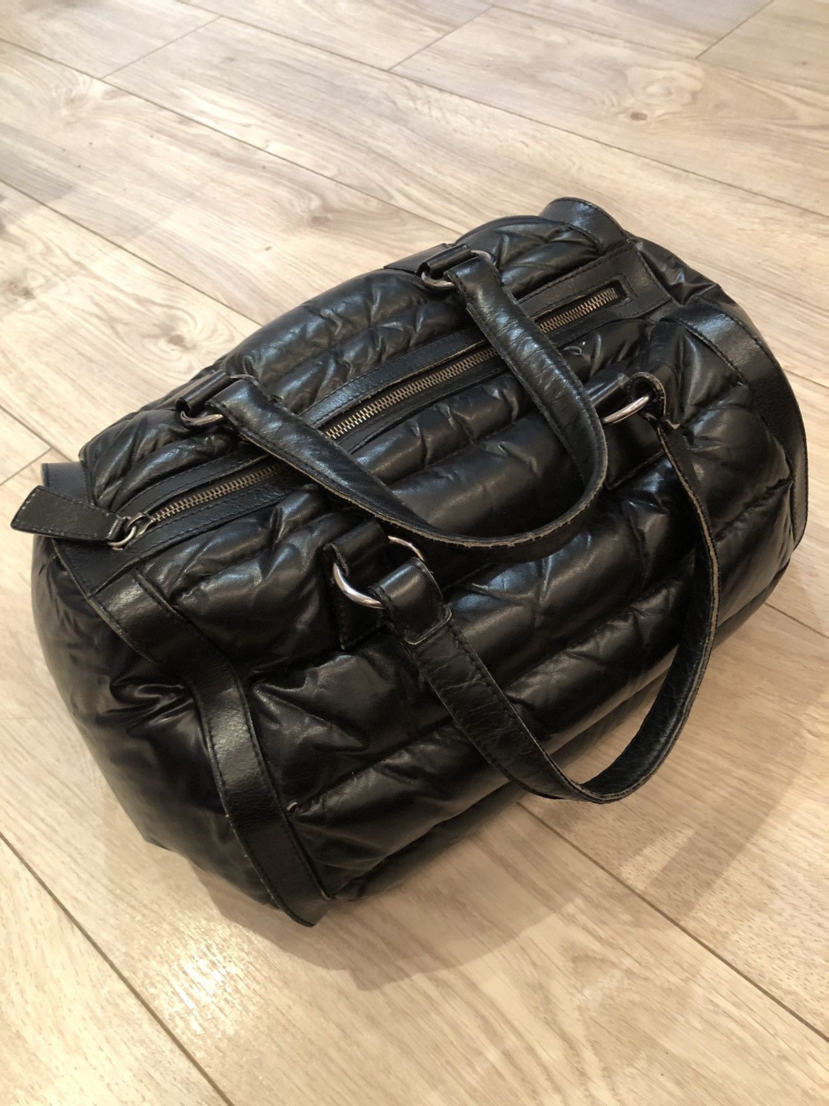 image of Vintage Moncler Handle Bag in Black, Women's