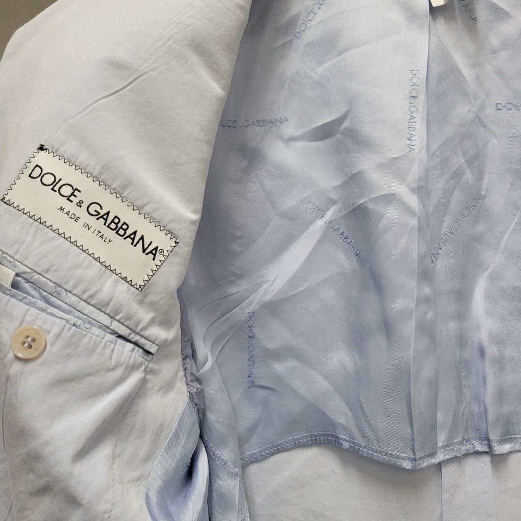 Dolce & Gabbana Dolce & Gabbana Powder Blue 3-Button Side Vent 48R (38US) Size 48L - 15 Thumbnail